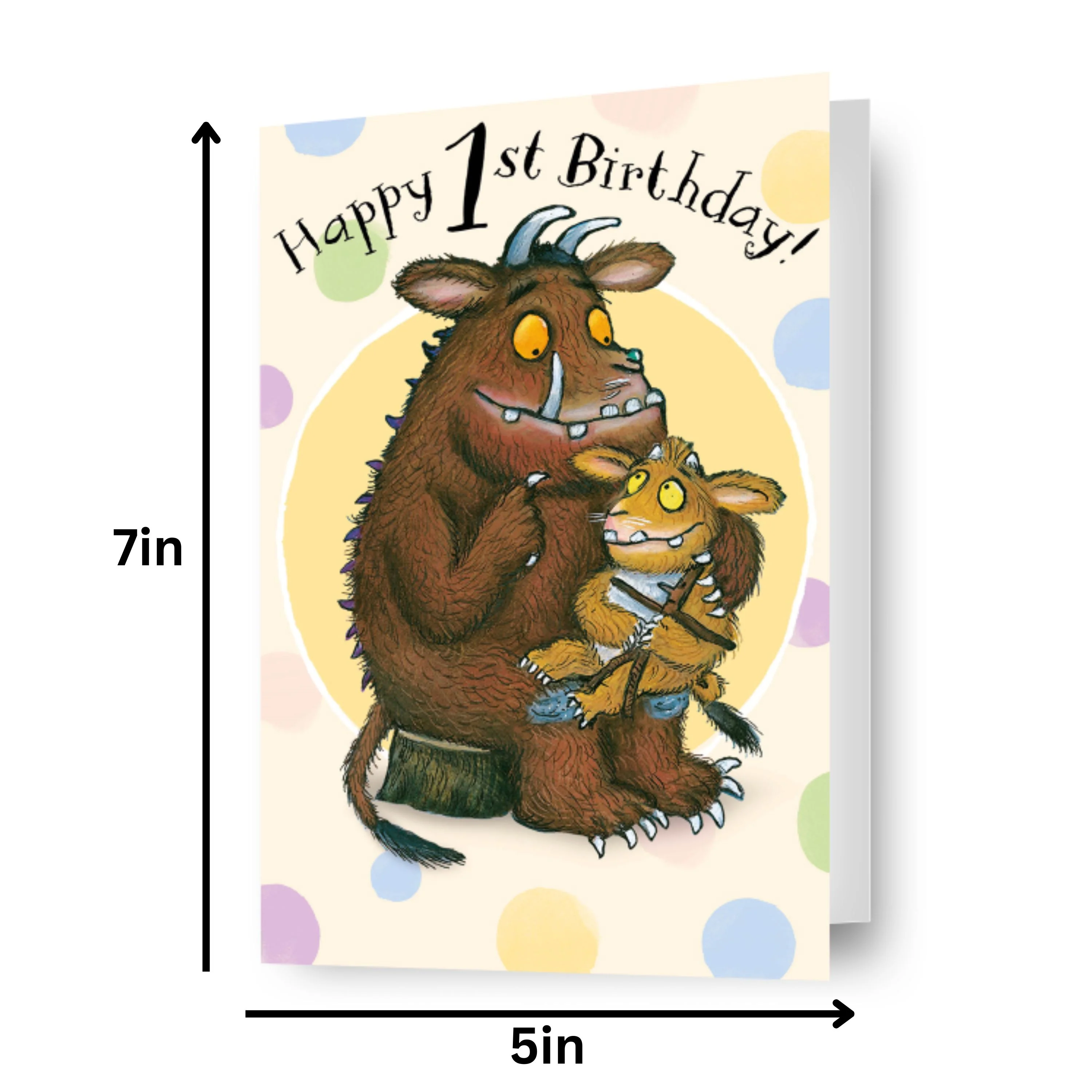 The Gruffalo Age 1 Birthday Card - Image 2