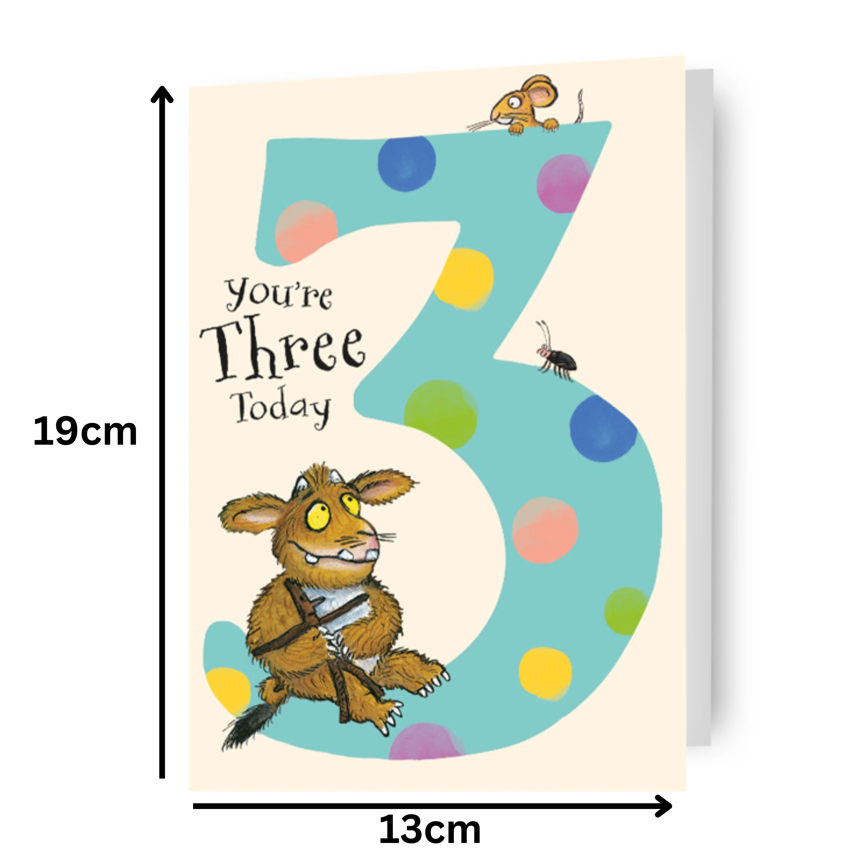 The Gruffalo Age 3 Birthday Card - Image 2