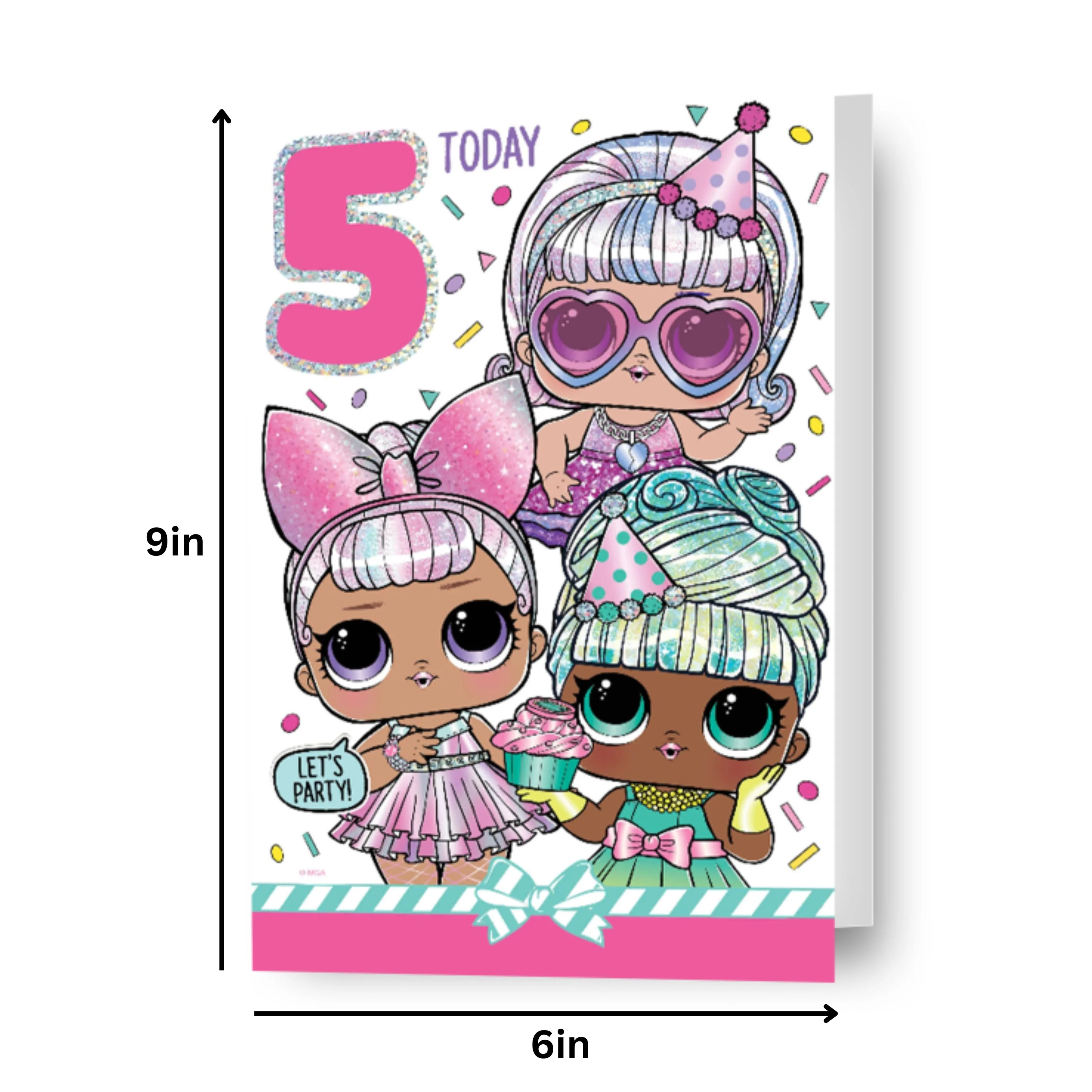 LOL Surprise Age 5 Birthday Card - Image 5