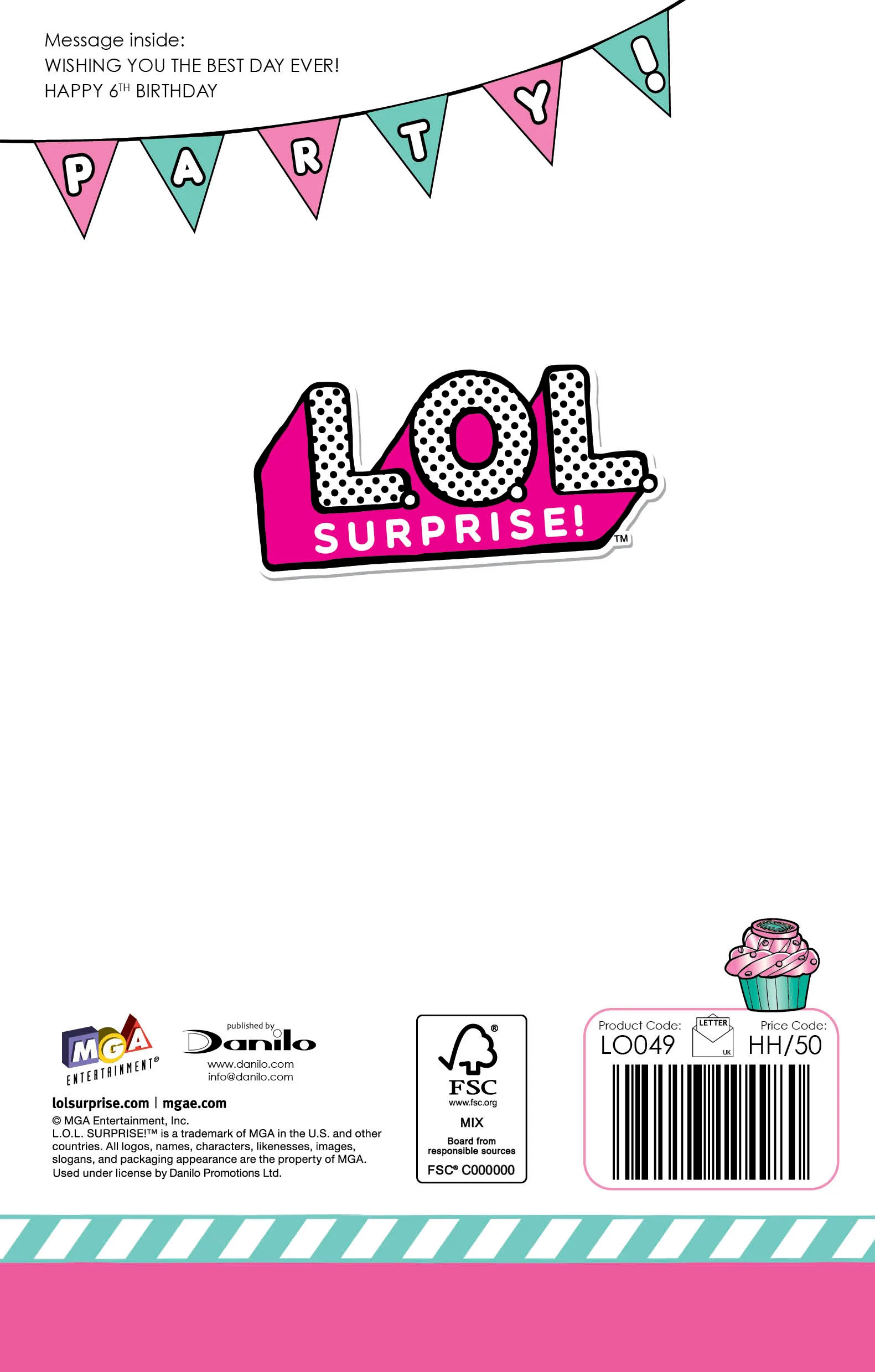 LOL Surprise Age 6 Birthday Card - Image 4