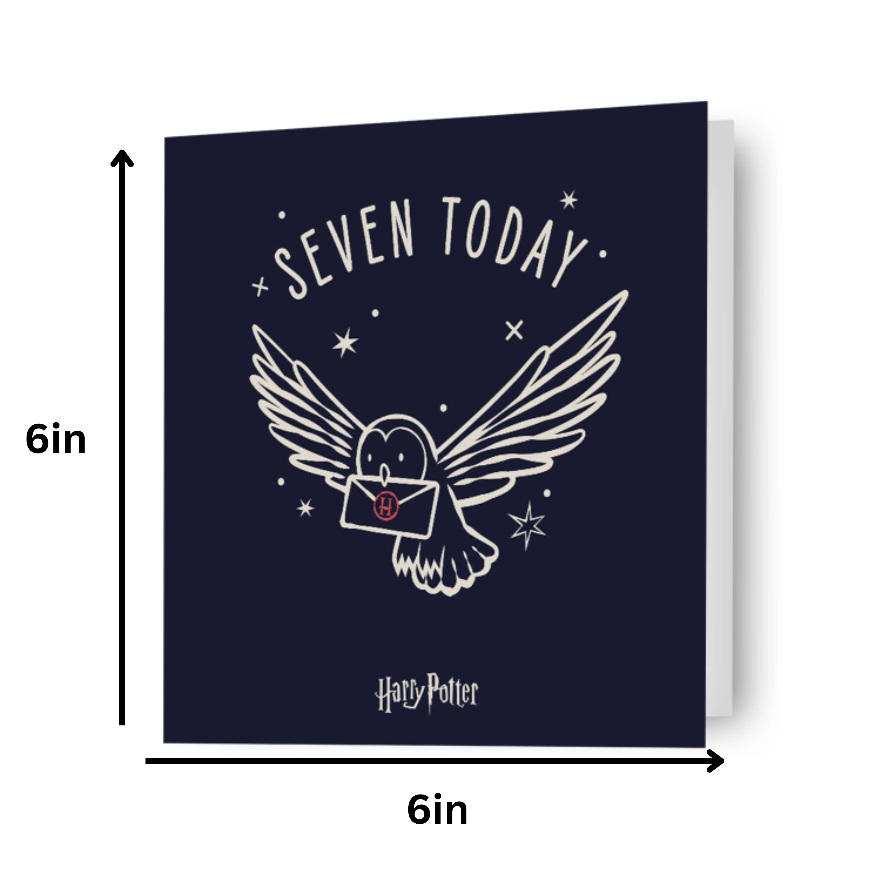Harry Potter Age 7 Birthday Card - Image 2