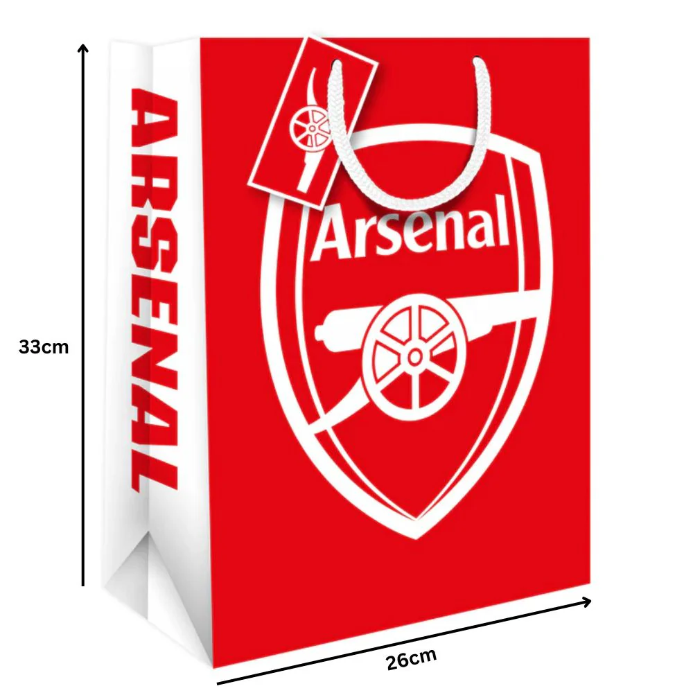 Arsenal FC Medium Gift Bag - Image 2
