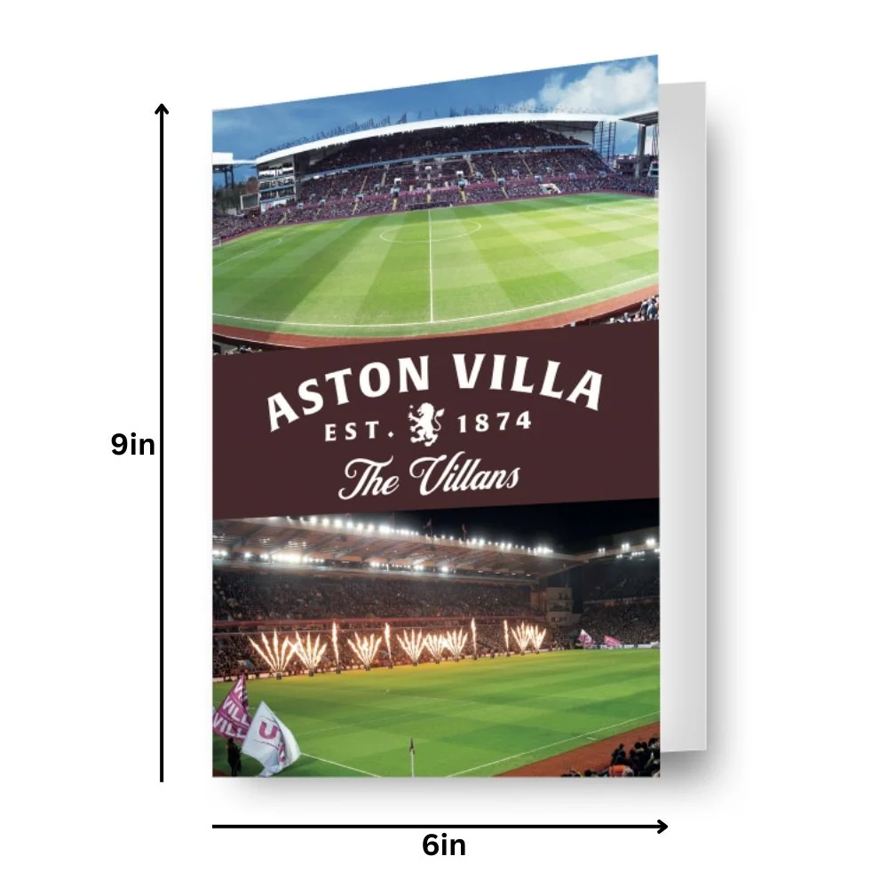 ASTON VILLA FC LENTICULAR 3D-EFFECT CARD - Image 2