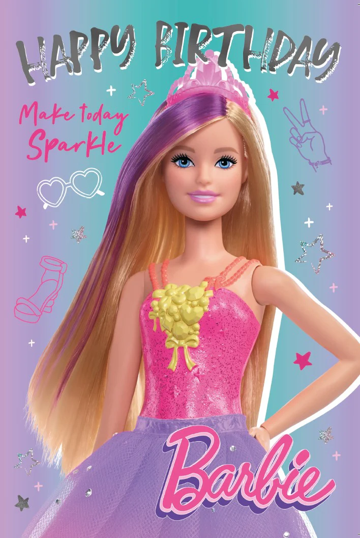 Barbie Happy Birthday Card - Image 3