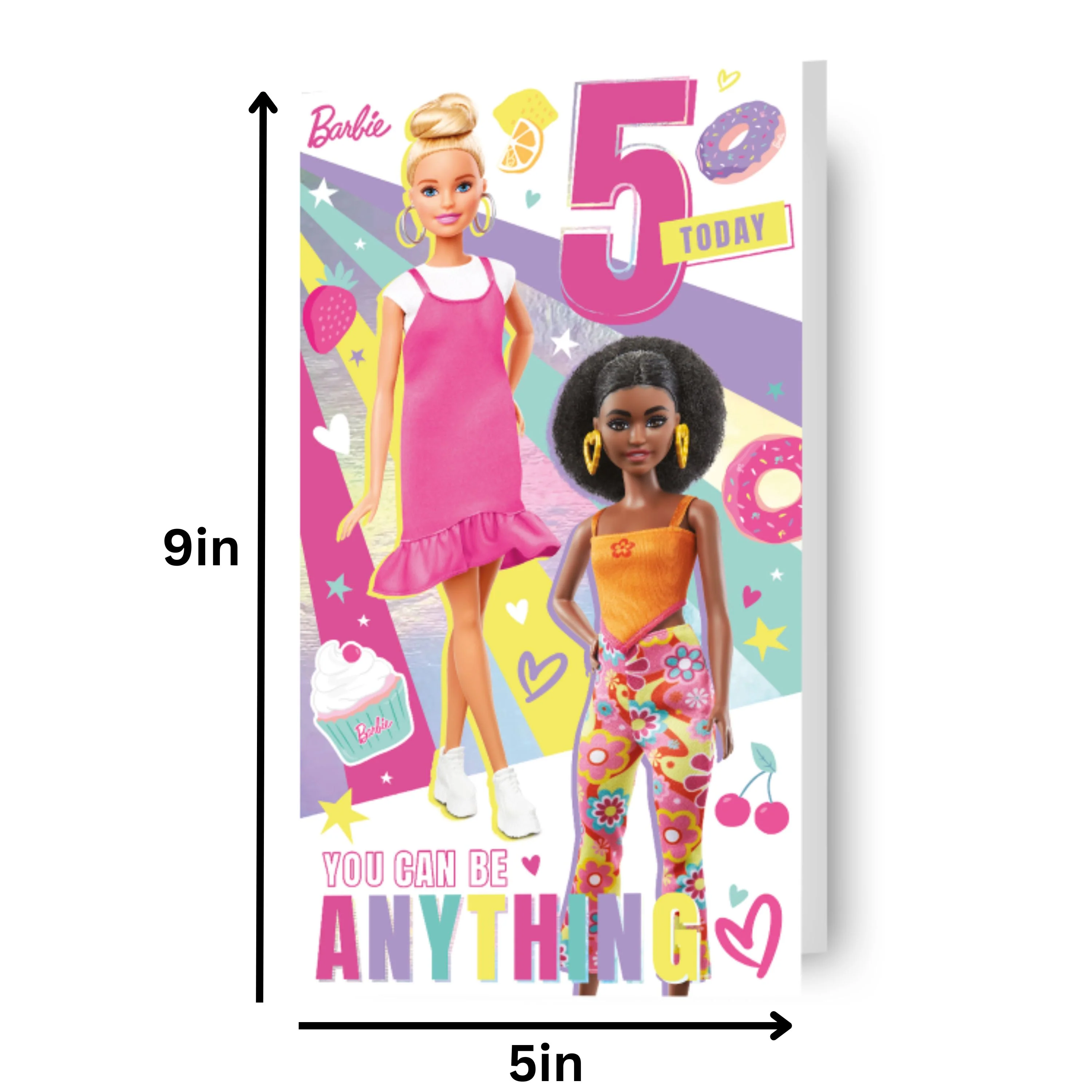 Barbie Age 5 Birthday Card - Image 3