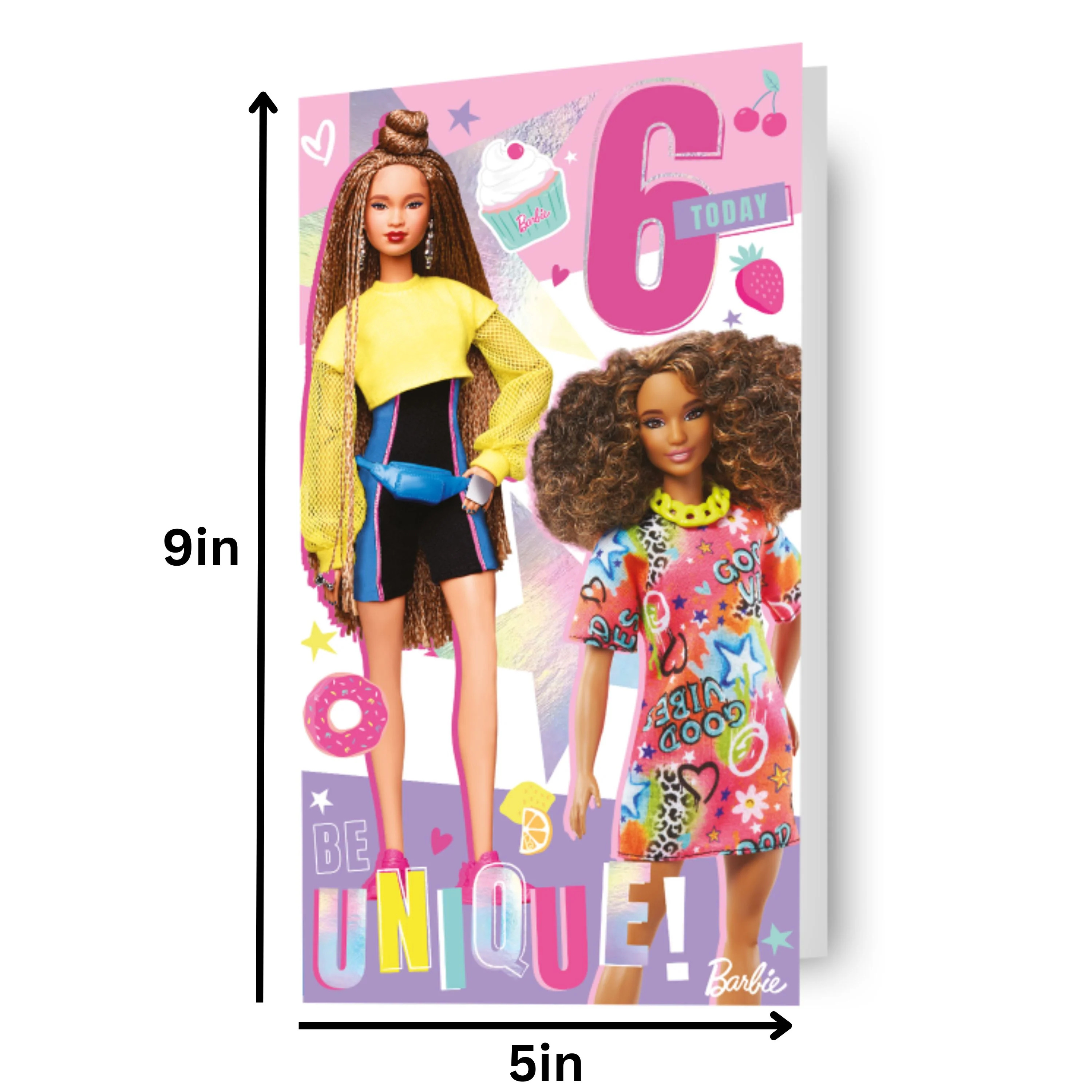 Barbie Age 6 Birthday Card - Image 2