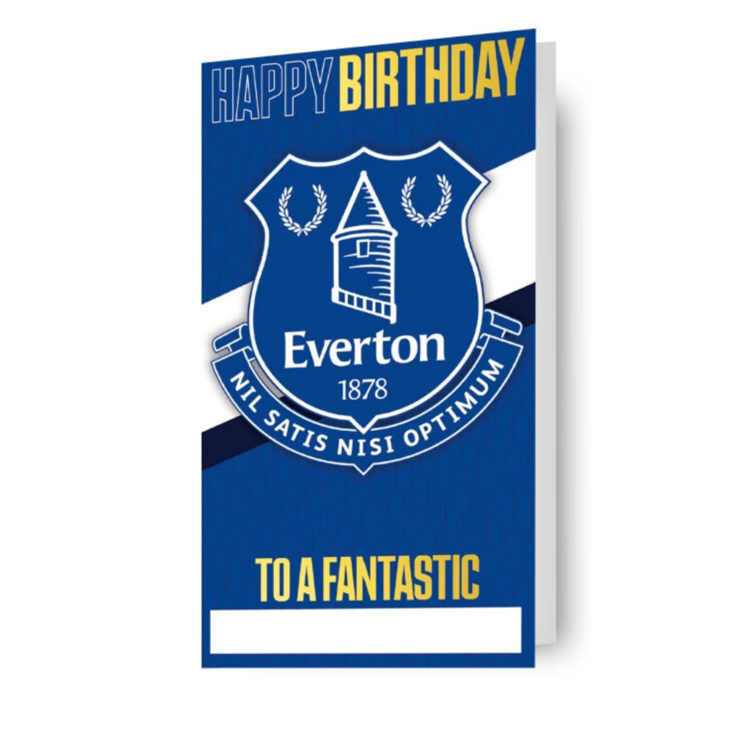 Everton FC Personalise Birthday Card With Sticker Sheet - Image 3