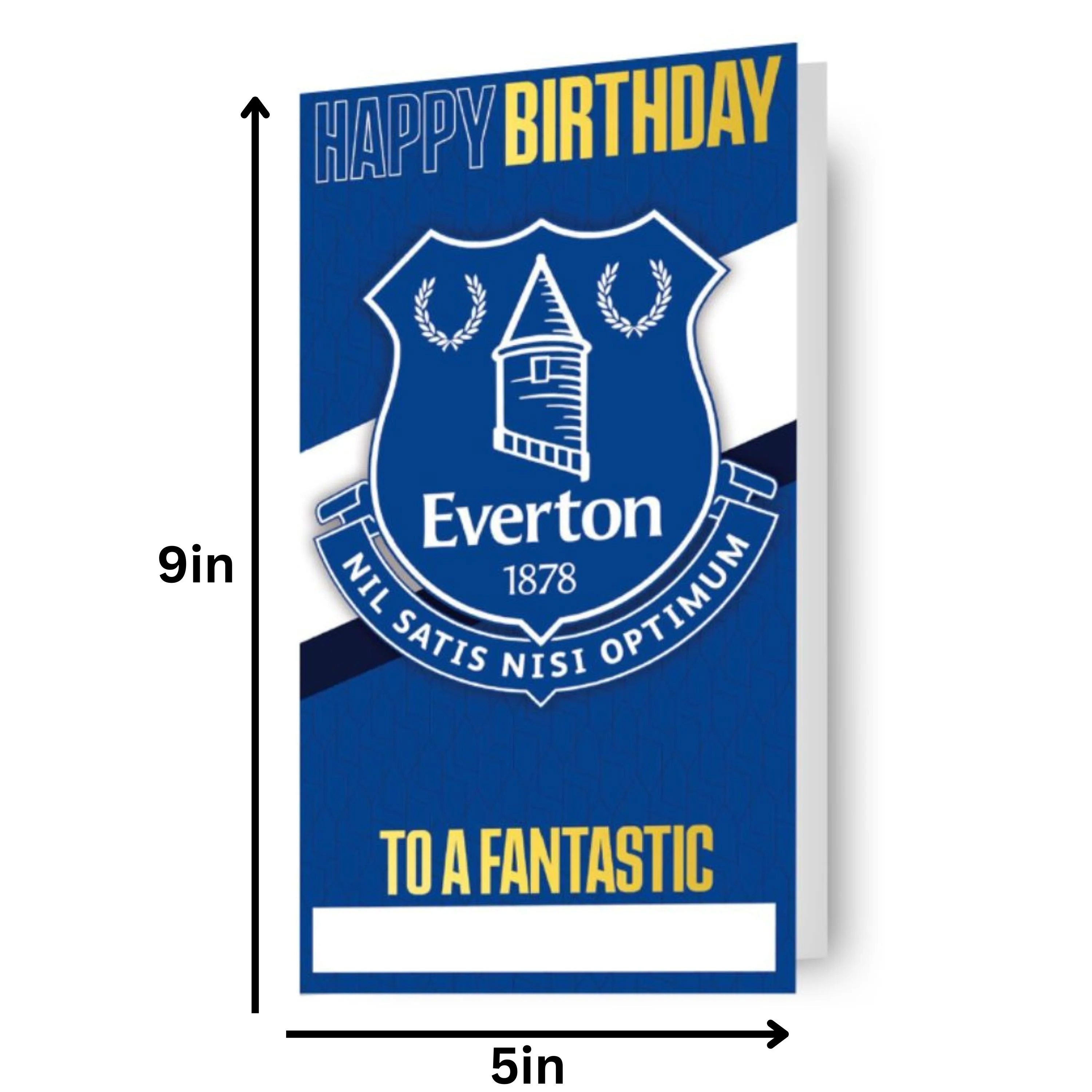 Everton FC Personalise Birthday Card With Sticker Sheet - Image 4