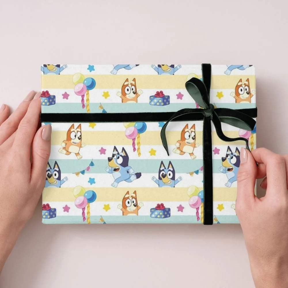 Bluey 2m Roll Wrapping Paper - 3 Pack Bundle - Image 4
