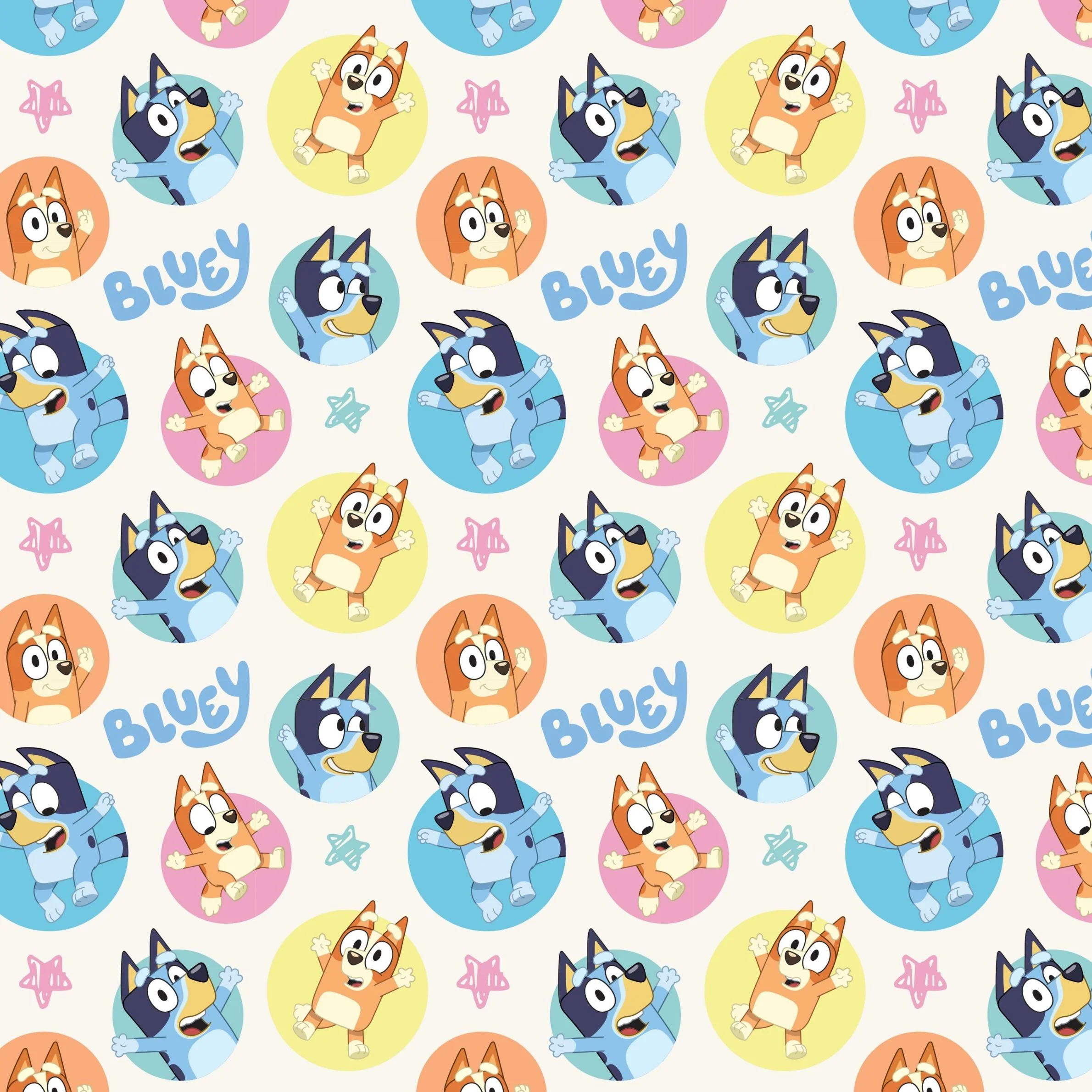 Bluey 2m Roll Wrapping Paper - 3 Pack Bundle - Image 2