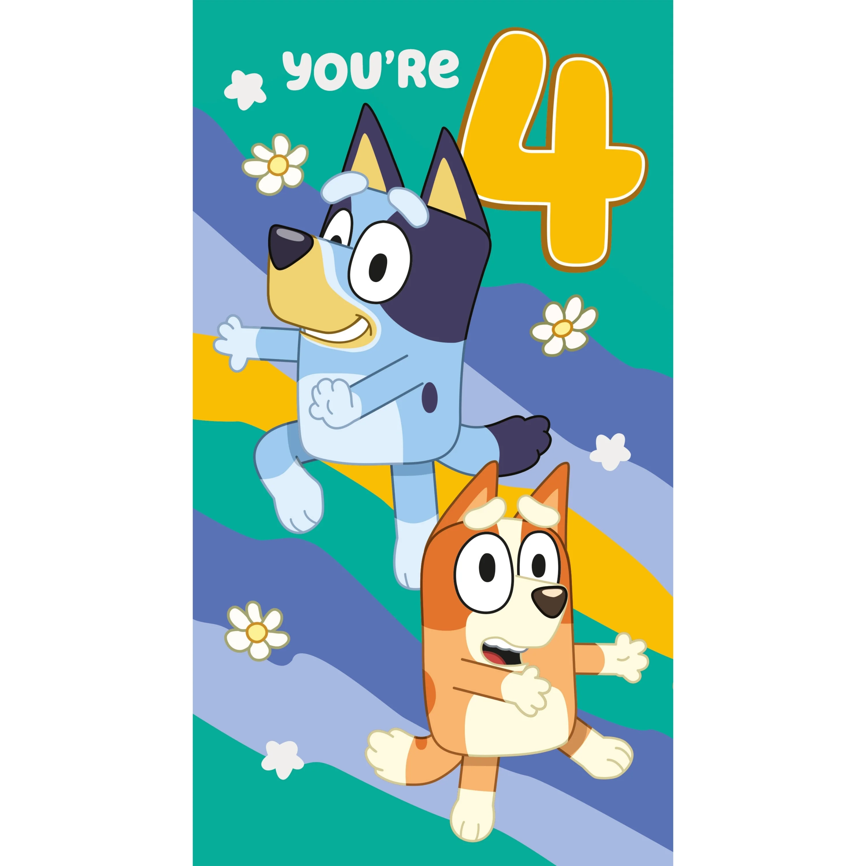 Bluey Age 4 Birthday Card With Stickers Included - Image 5