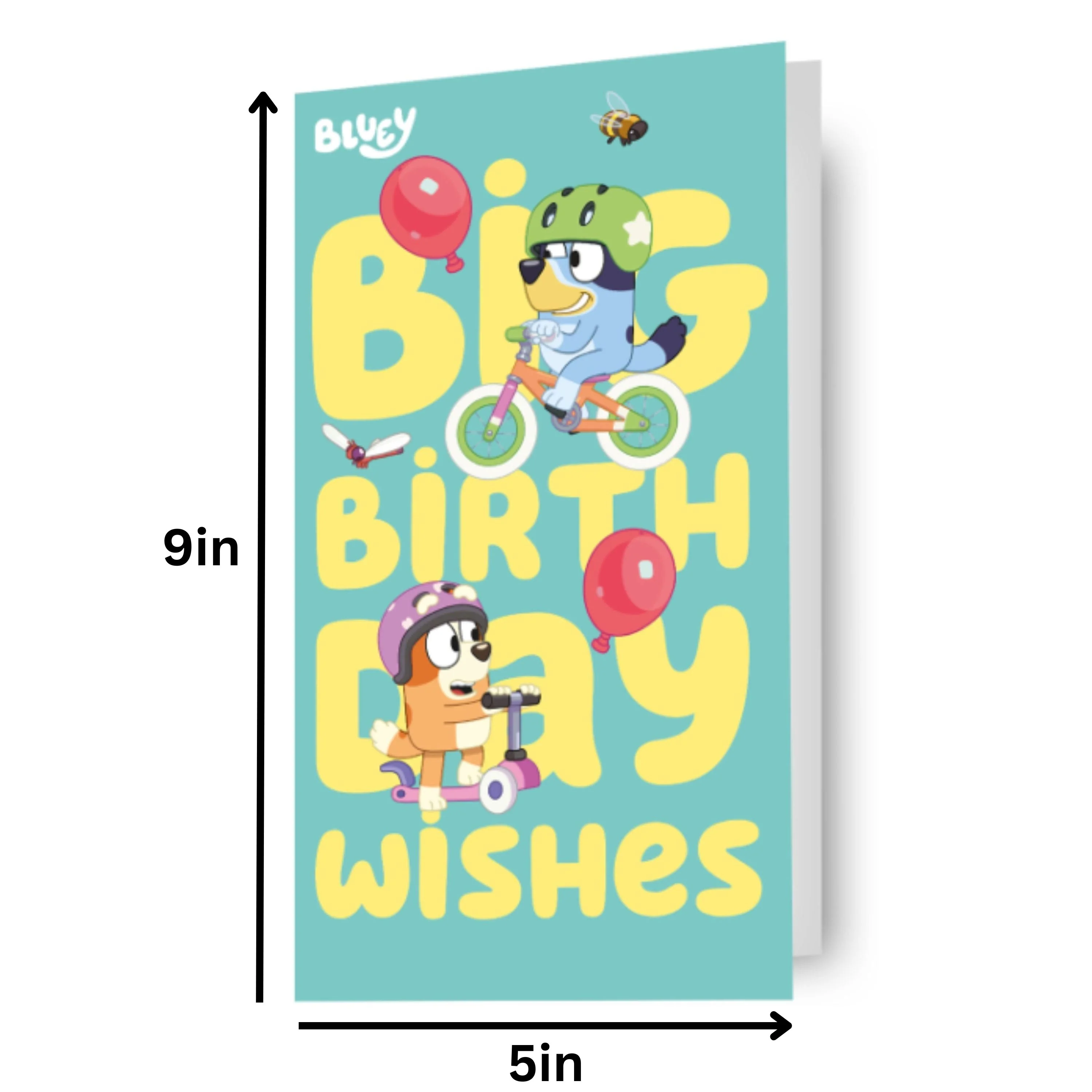 Bluey 'Birthday Wishes' Birthday Card - Image 2