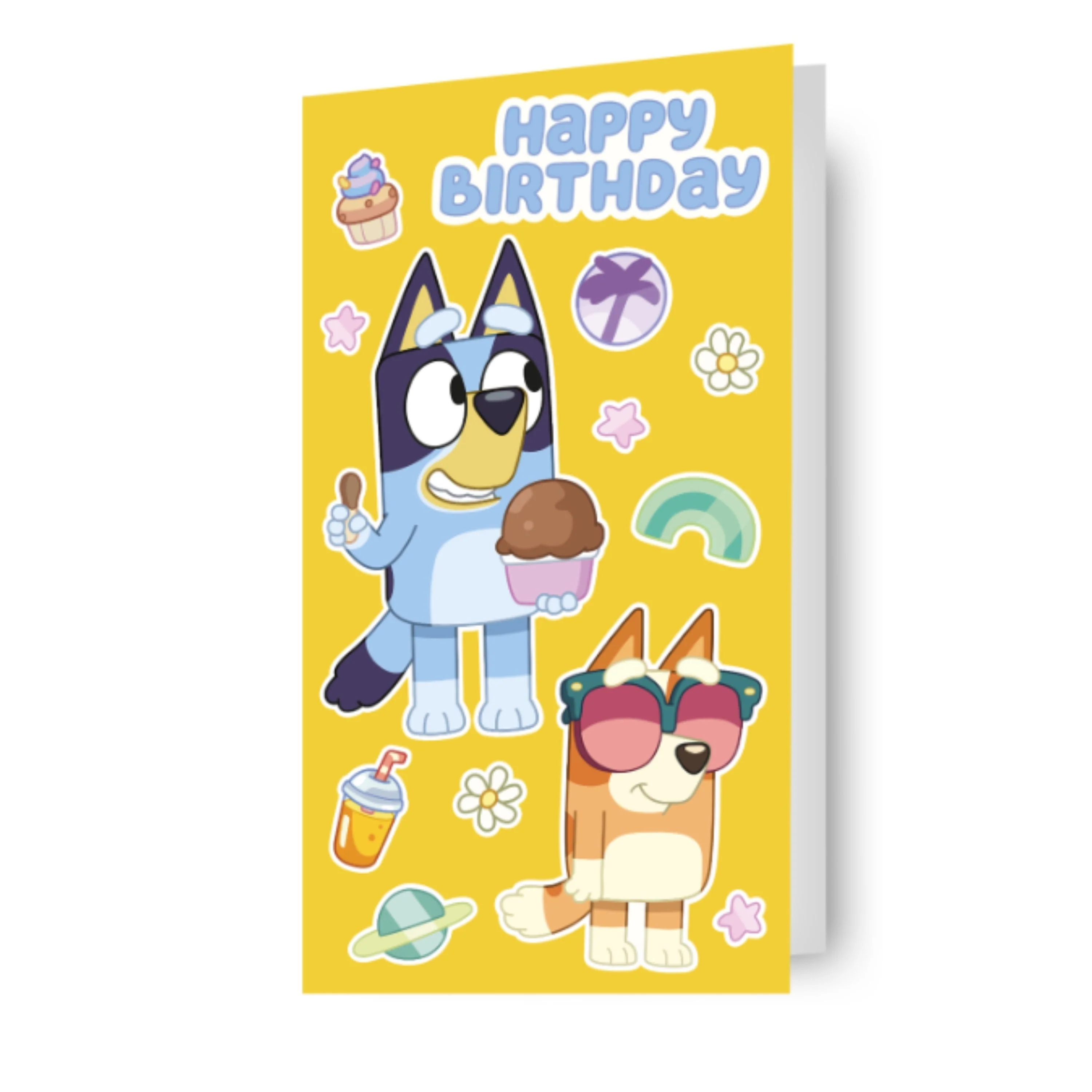 Bluey Birthday Card With Sticker Sheet Included - Image 3