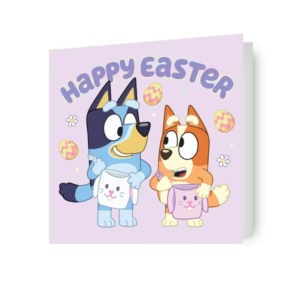 Bluey Easter Card