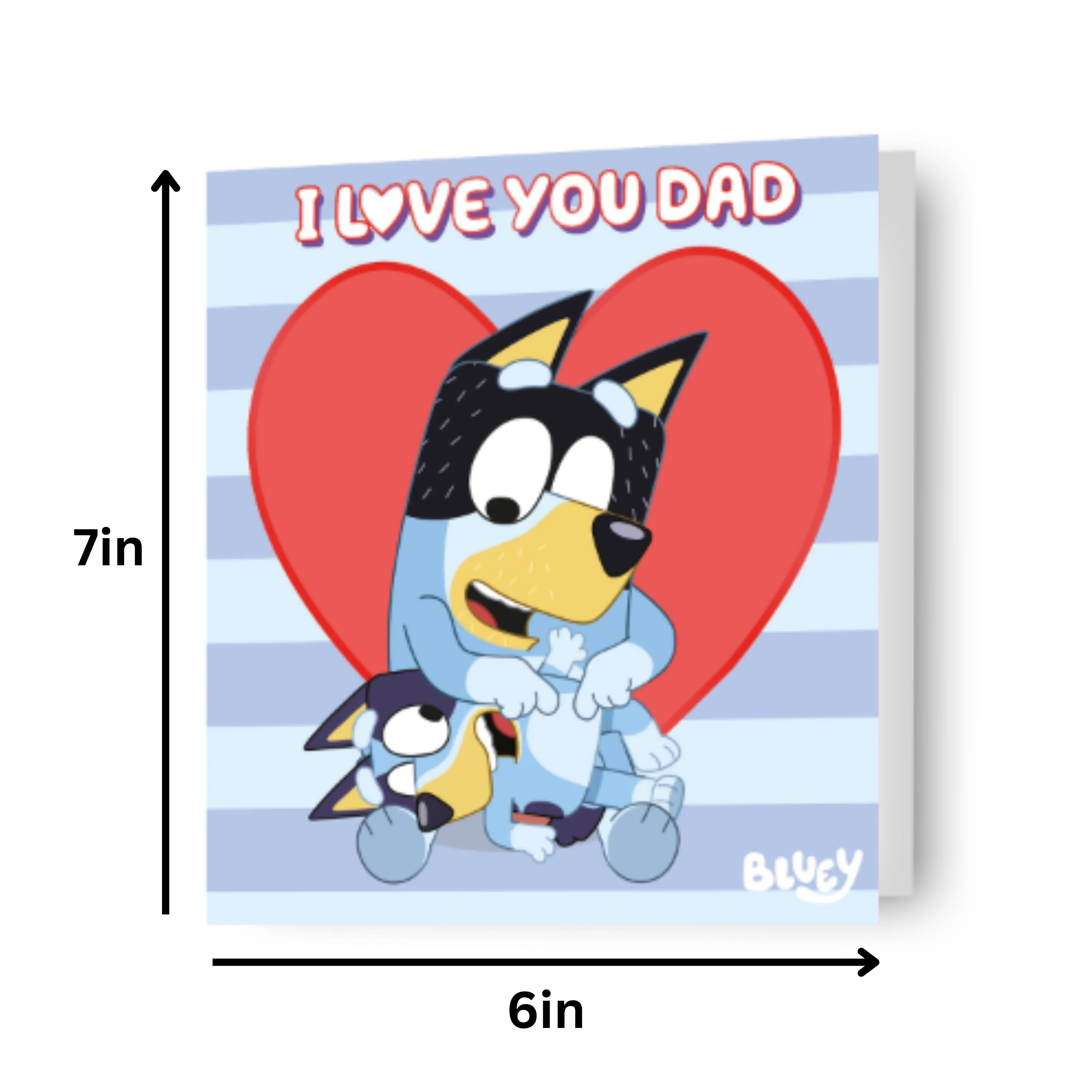 Bluey 'I Love you Dad' Father's Day Card - Image 2