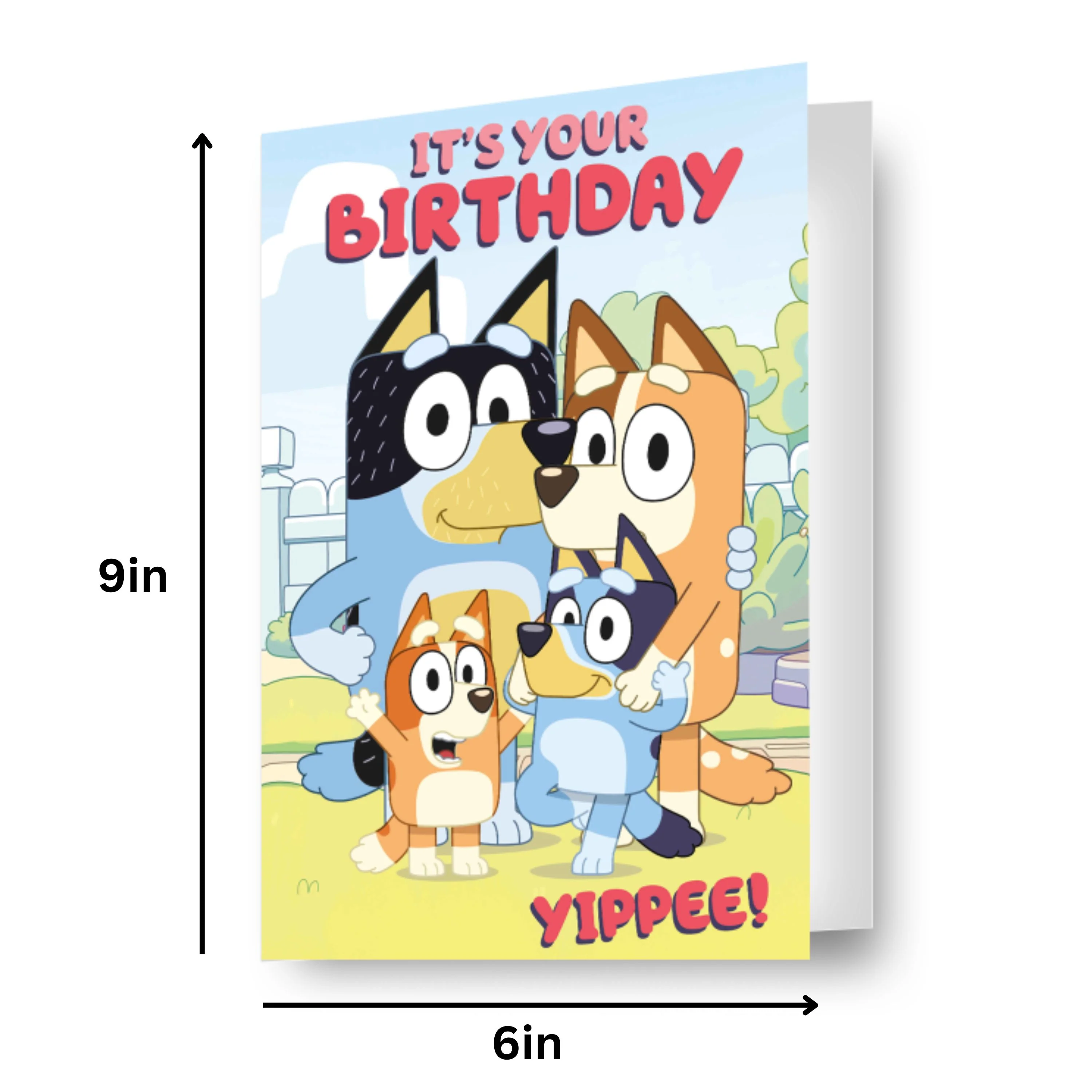 Bluey Jigsaw Puzzle Birthday Card - Image 3