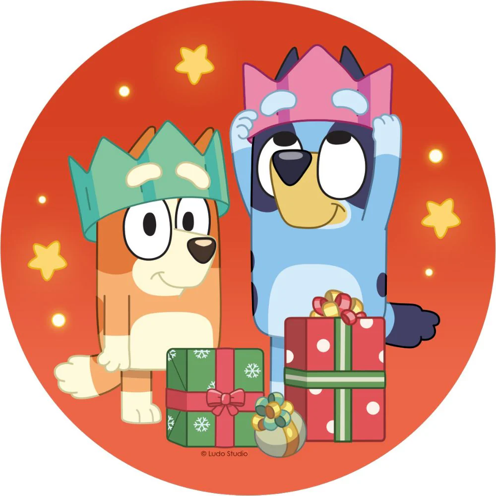 Bluey Pack of 5 Christmas Gift Tags - Image 2