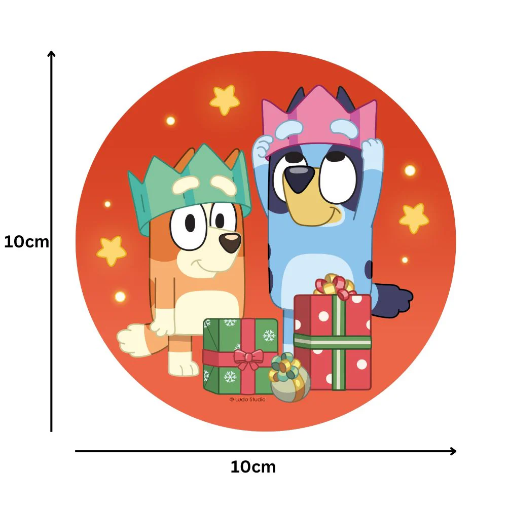 Bluey Pack of 5 Christmas Gift Tags - Image 3