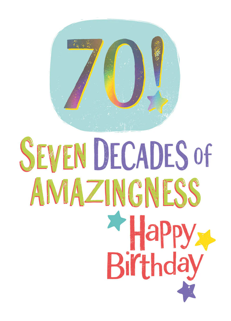 Brightside Age 70 Birthday Card - Image 3
