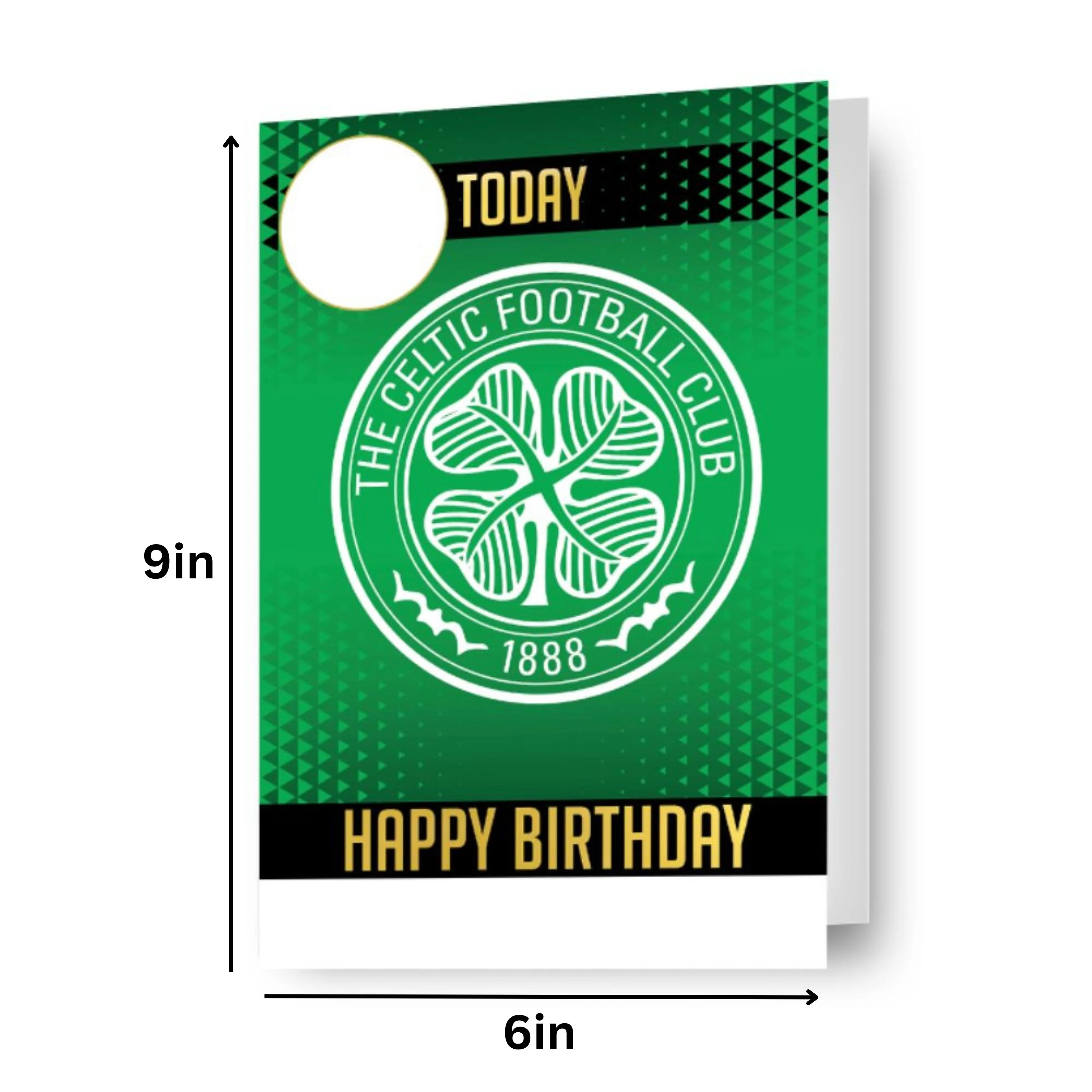 Celtic FC Personalise Birthday Card With Sticker Sheet - Image 5