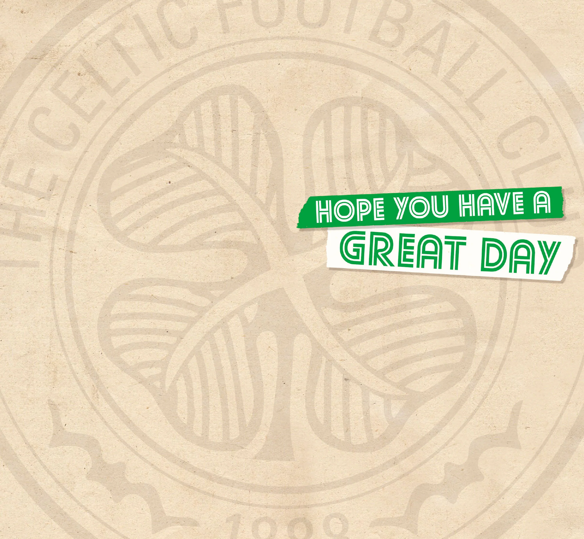 Celtic FC 'Happy Birthday' Card - Image 2