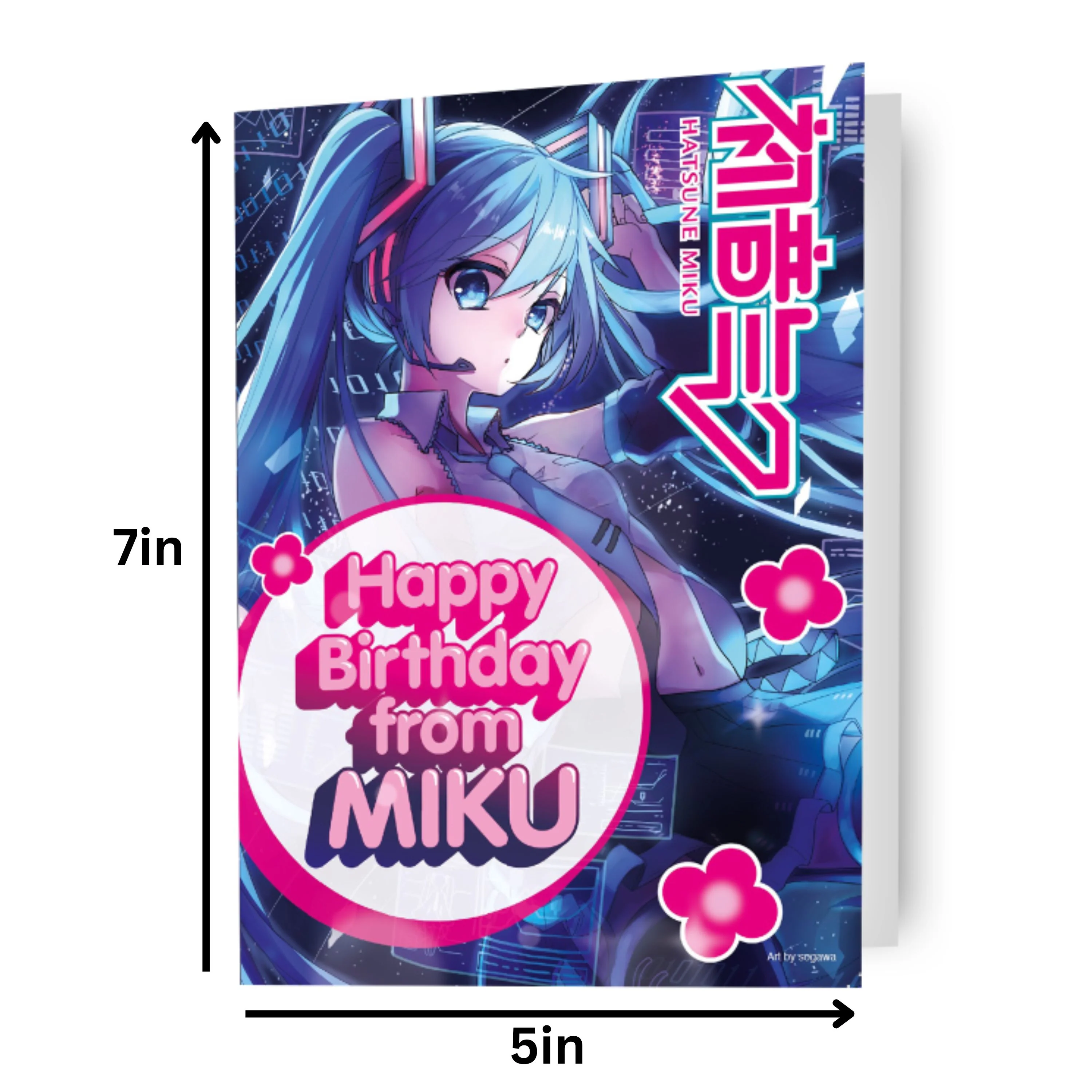 Hatsune Miku Birthday Card - Image 2