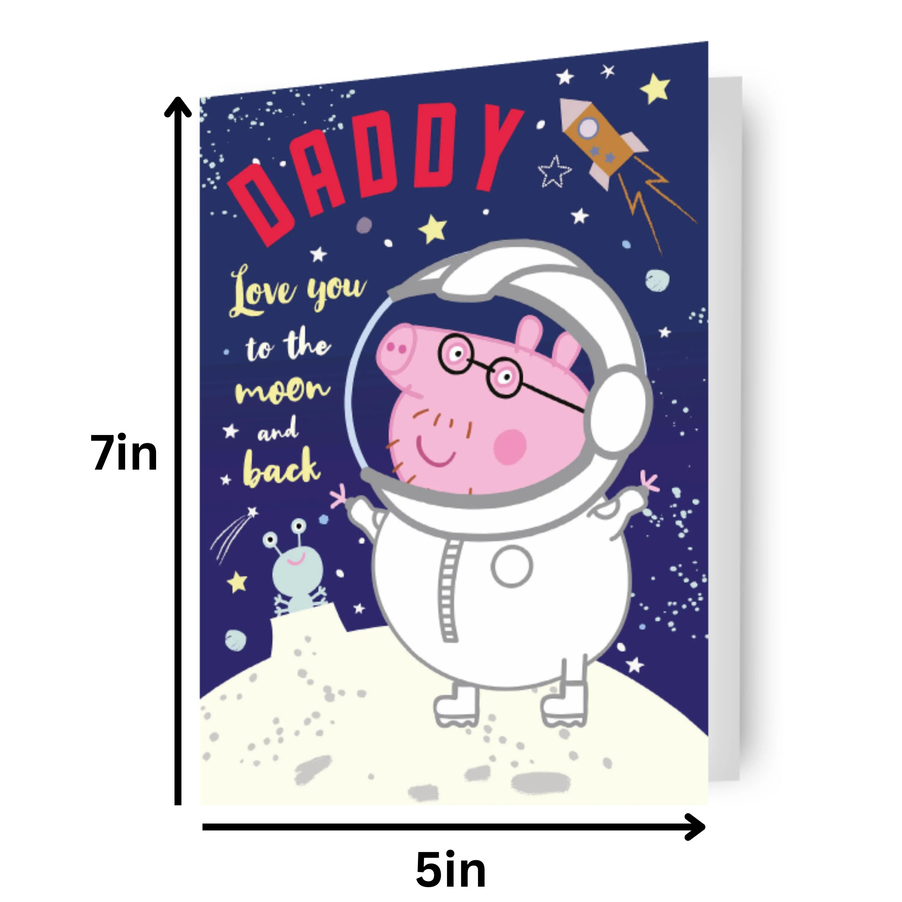 Peppa Pig Daddy Birthday Card - Image 2