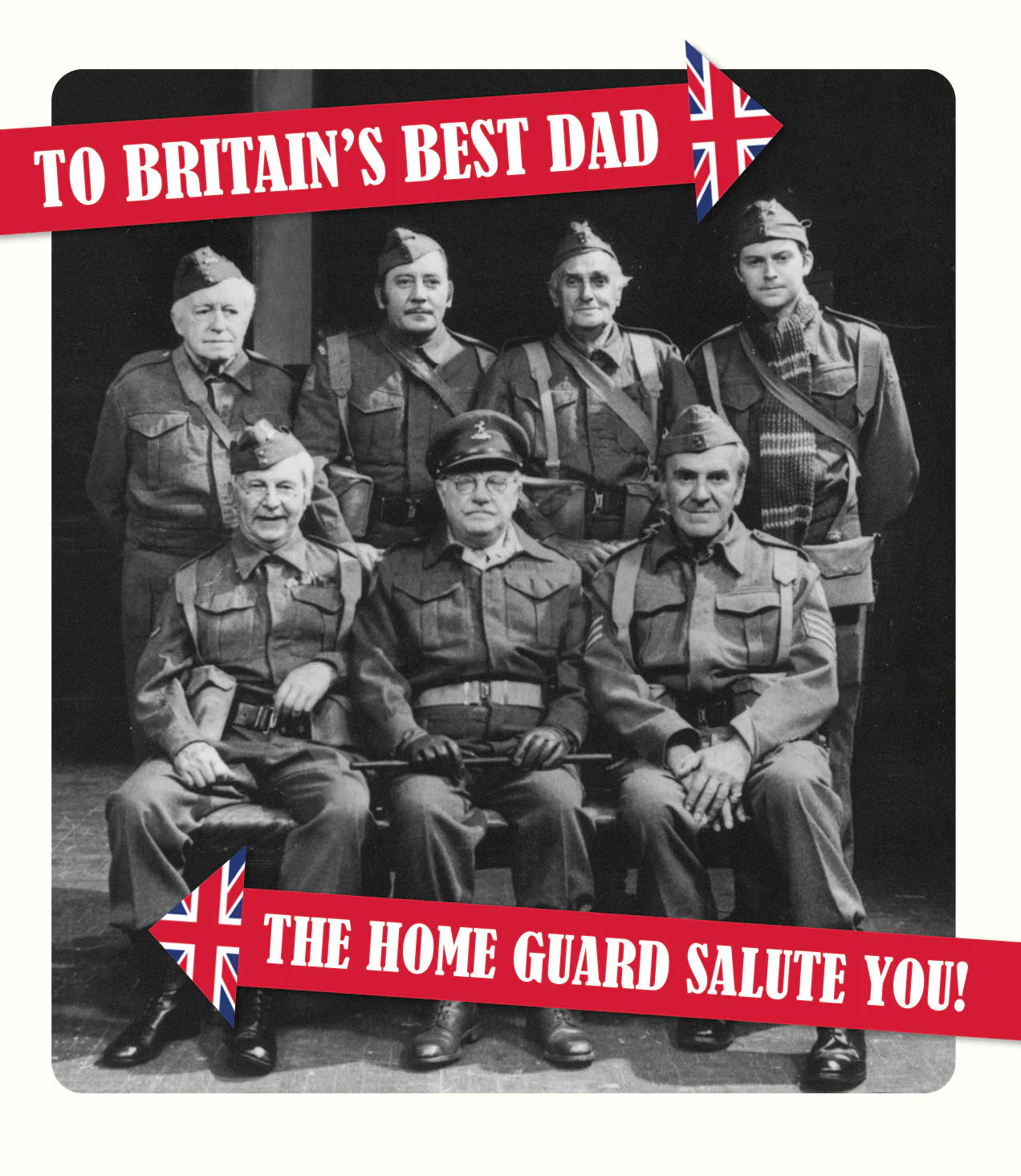 Dad's Army 'Best Dad' Father's Day Card - Image 3