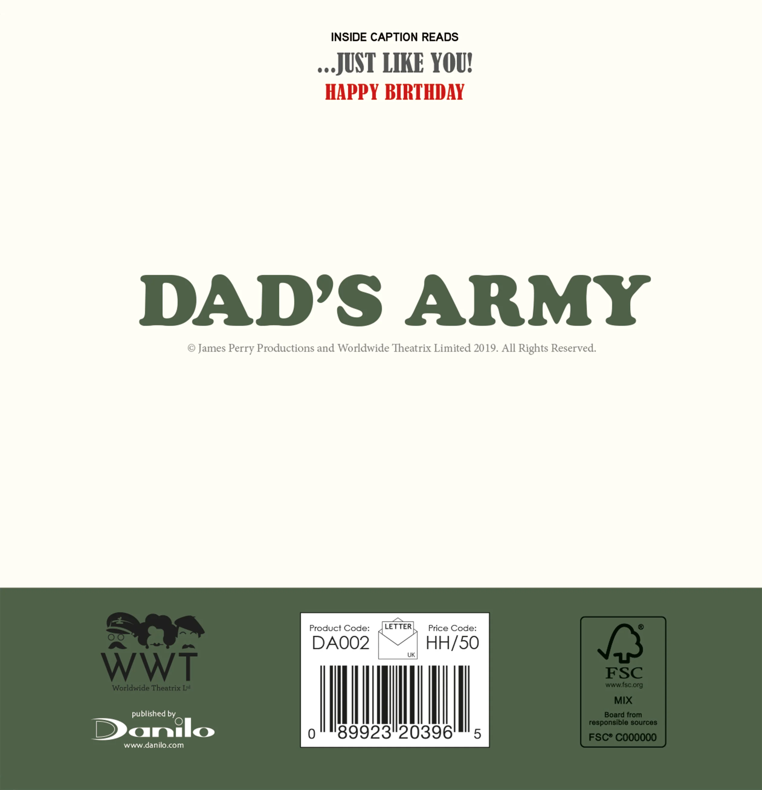 Dad's Army General Birthday Card - Image 5