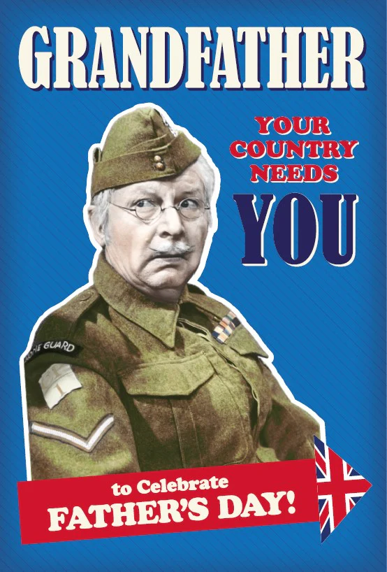 DAD'S ARMY GRANDAD FATHER'S DAY CARD - Image 3