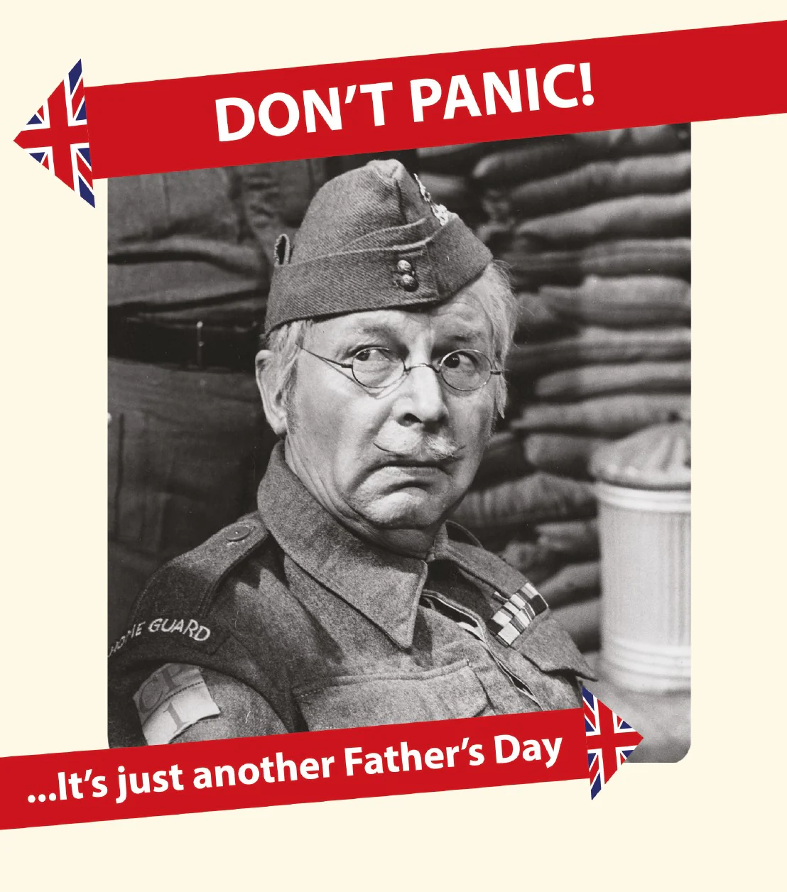 Dad's Army 'Don't Panic!' Father's Day Card - Image 3