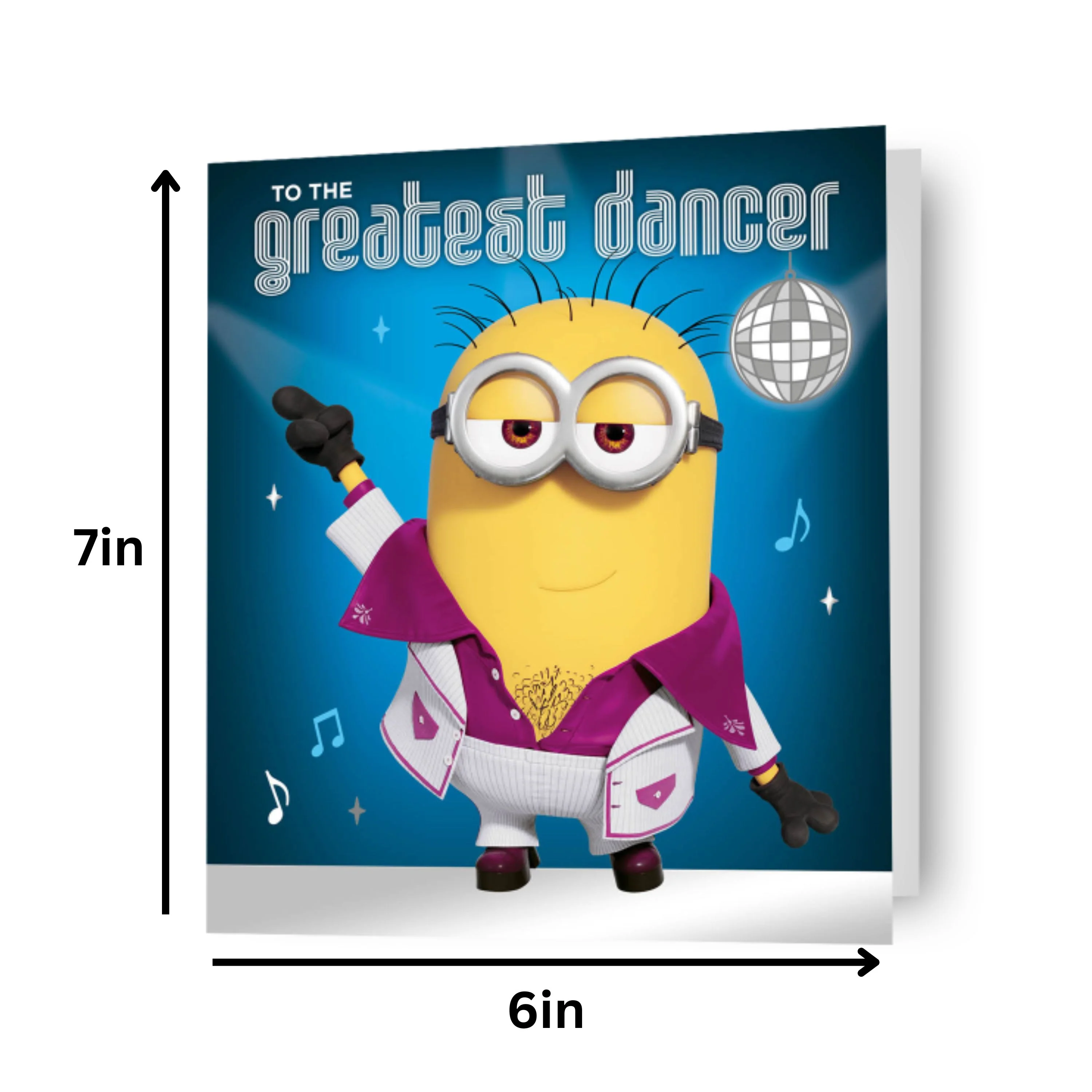 Despicable Me Minions 'Greatest Dancer' Happy Birthday Card - Image 3