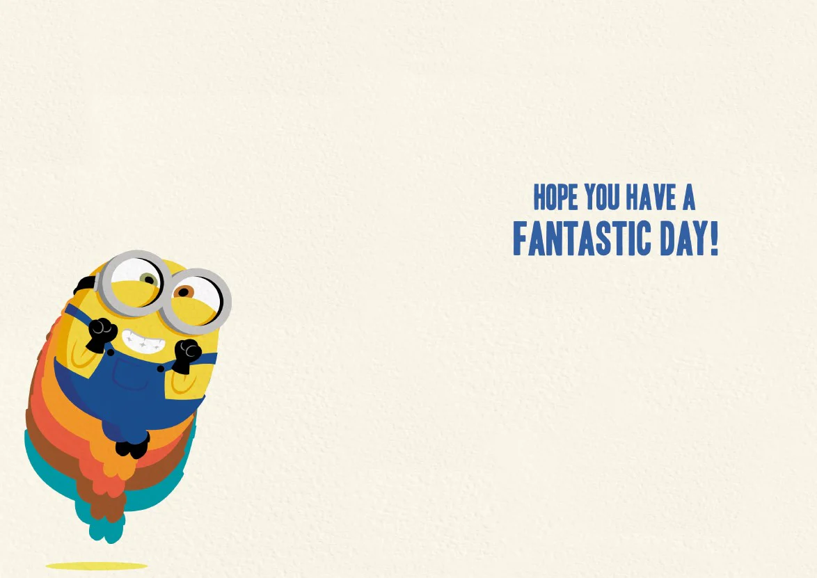 Despicable Me Minions 'Nephew' Birthday Card - Image 4