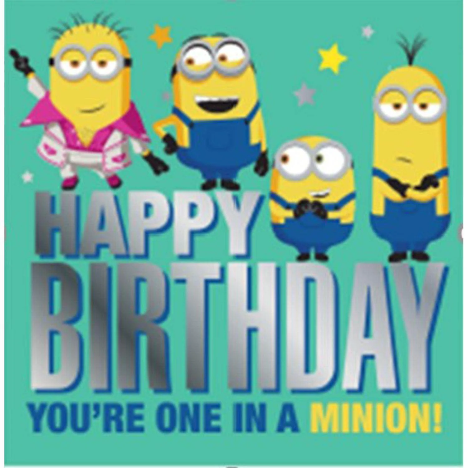 Despicable Me Minions 'One In A Minions' Birthday Card - Image 2