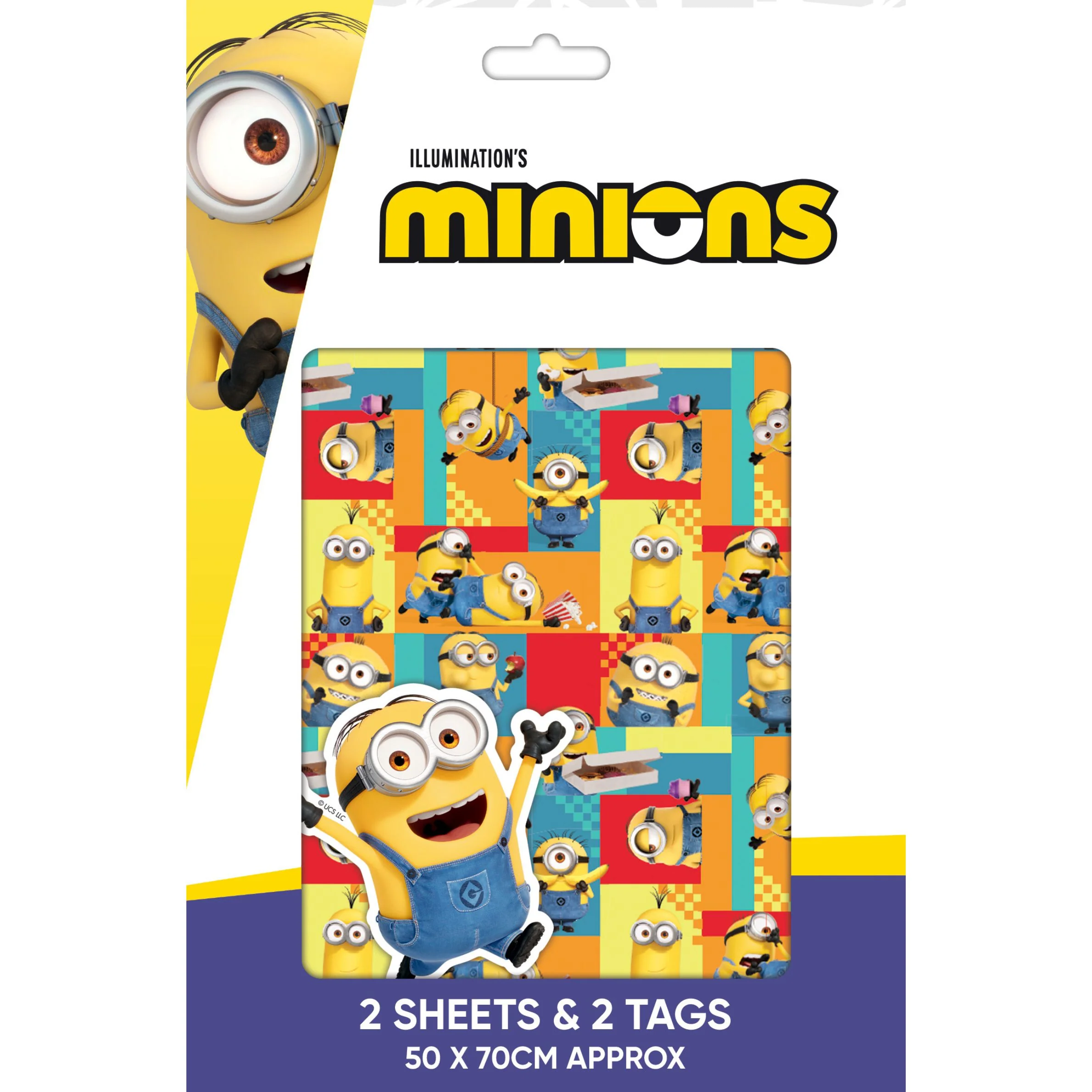 Despicable Me 4 Sheets & 4 Tags Gift Wrap Bundle - Image 2