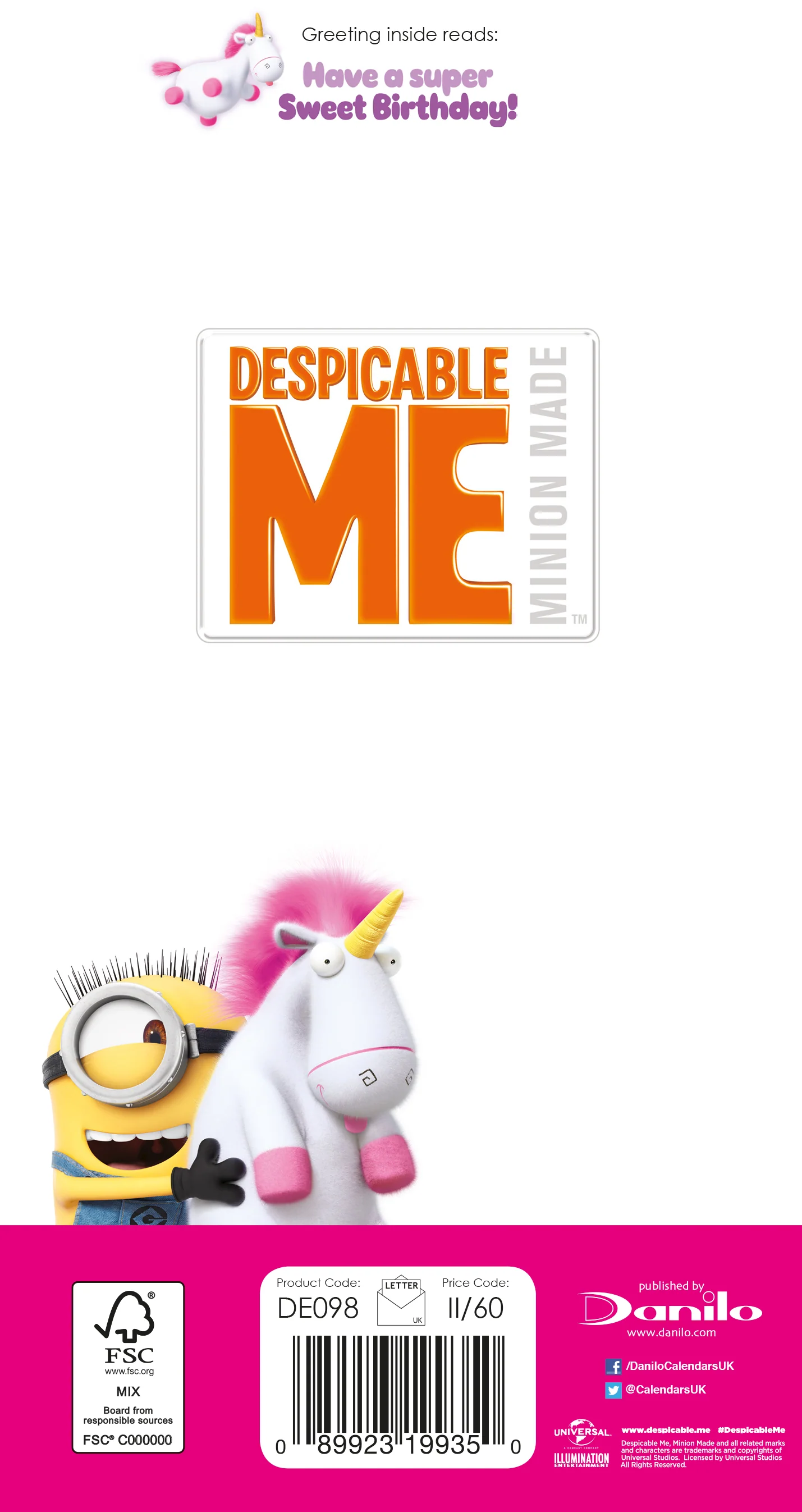 Despicable Me Age 7 Birthday Card - Image 4