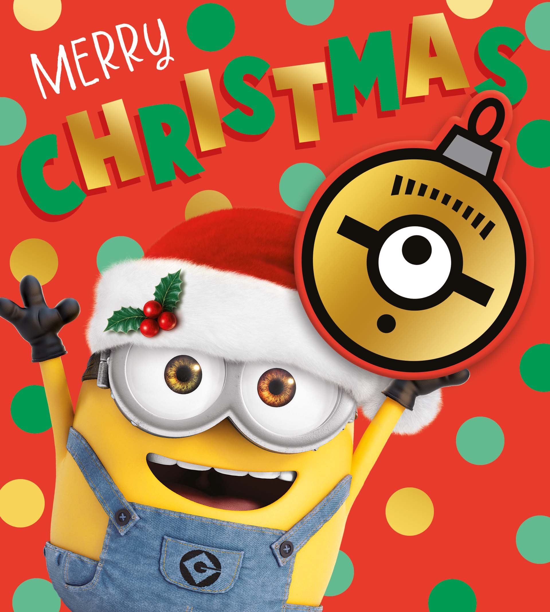 Despicable Me Badge Christmas Card - Image 3