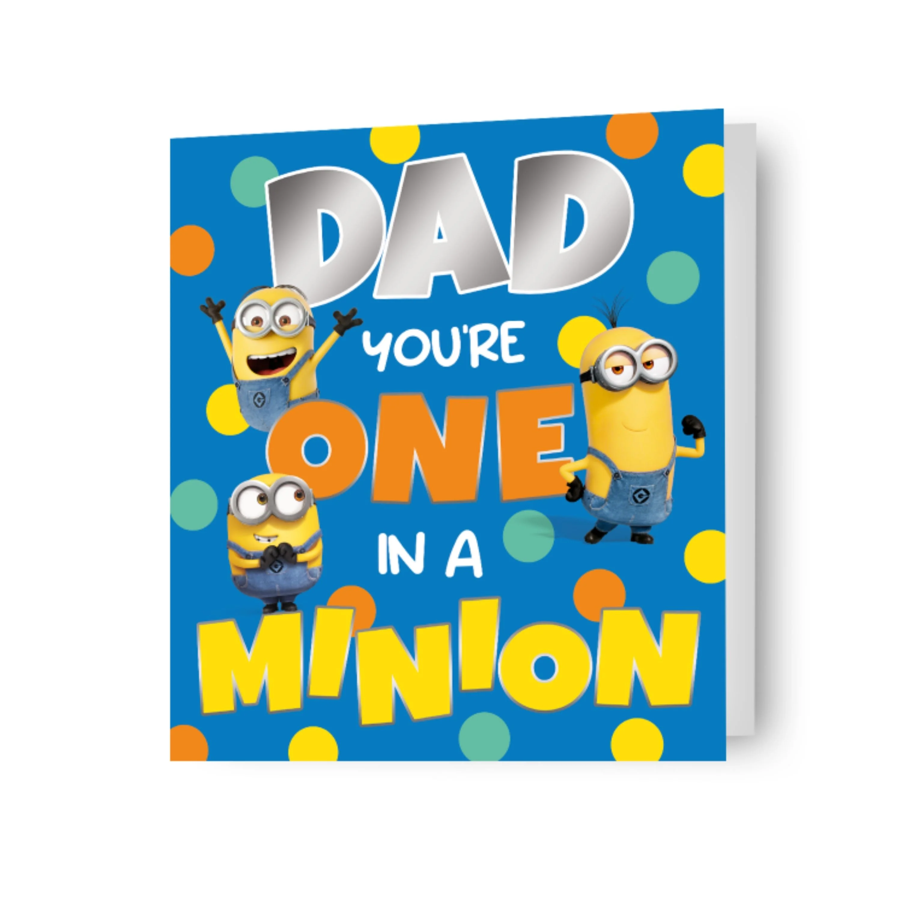 Despicable Me Minions 'Dad You're One In A Minions' Father's Day Card