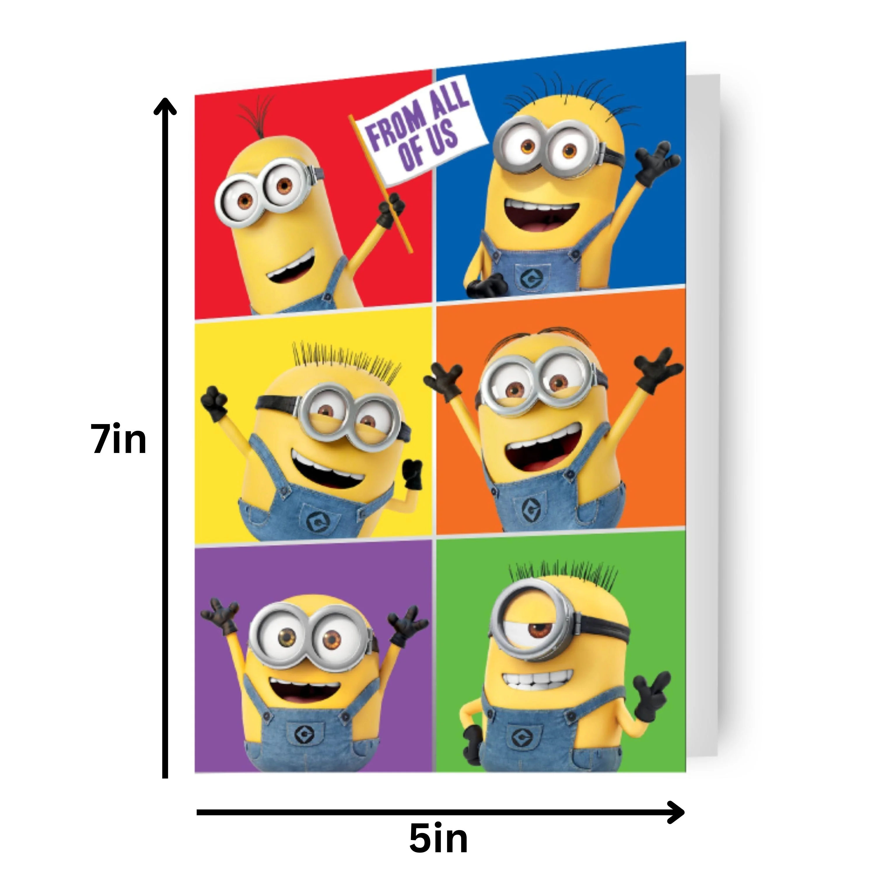 Despicable Me Minions 'From All Of Us' Blank Card - Image 2