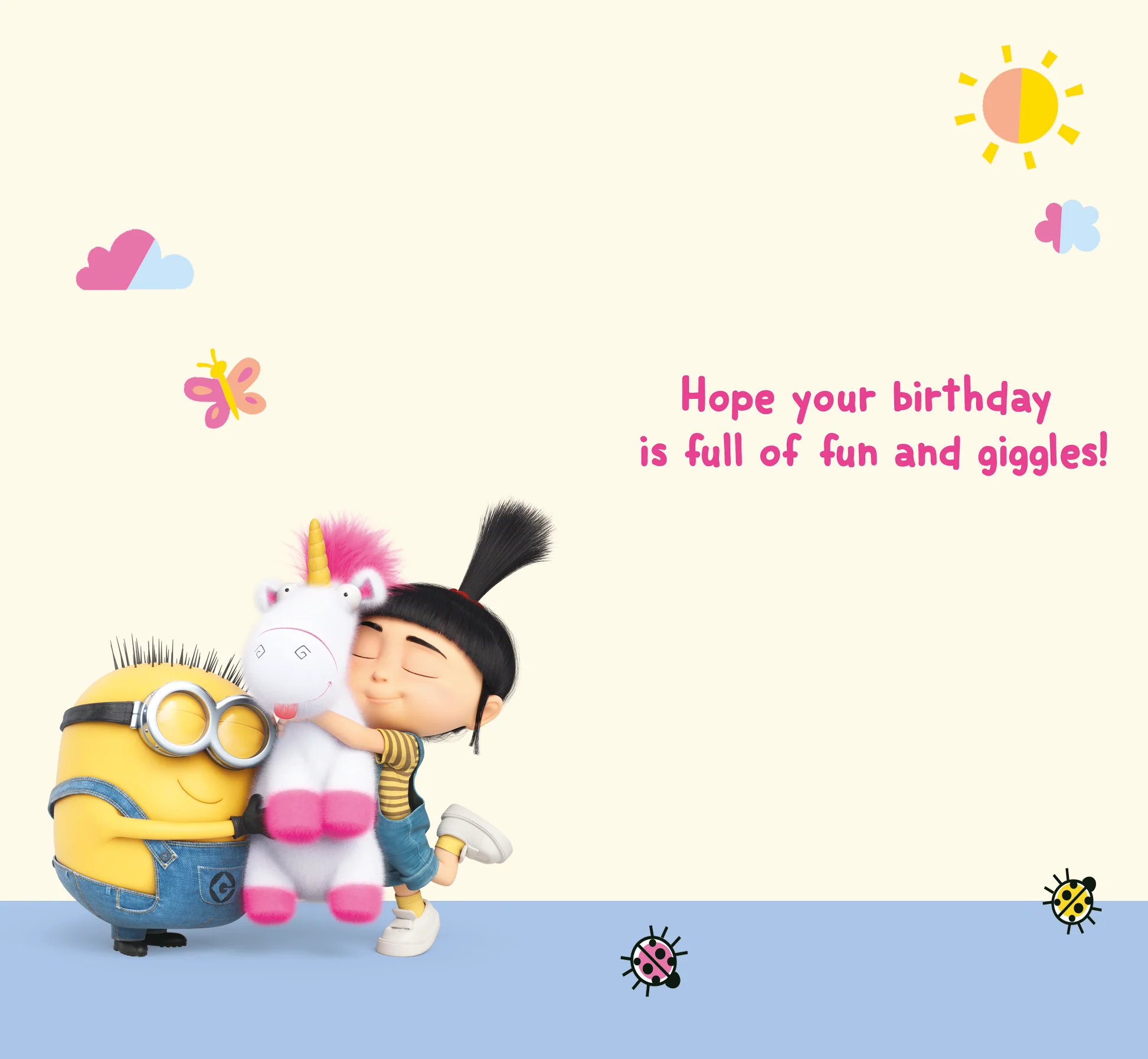 Despicable Me Minions Age 4 Birthday Card with Badge - Image 3