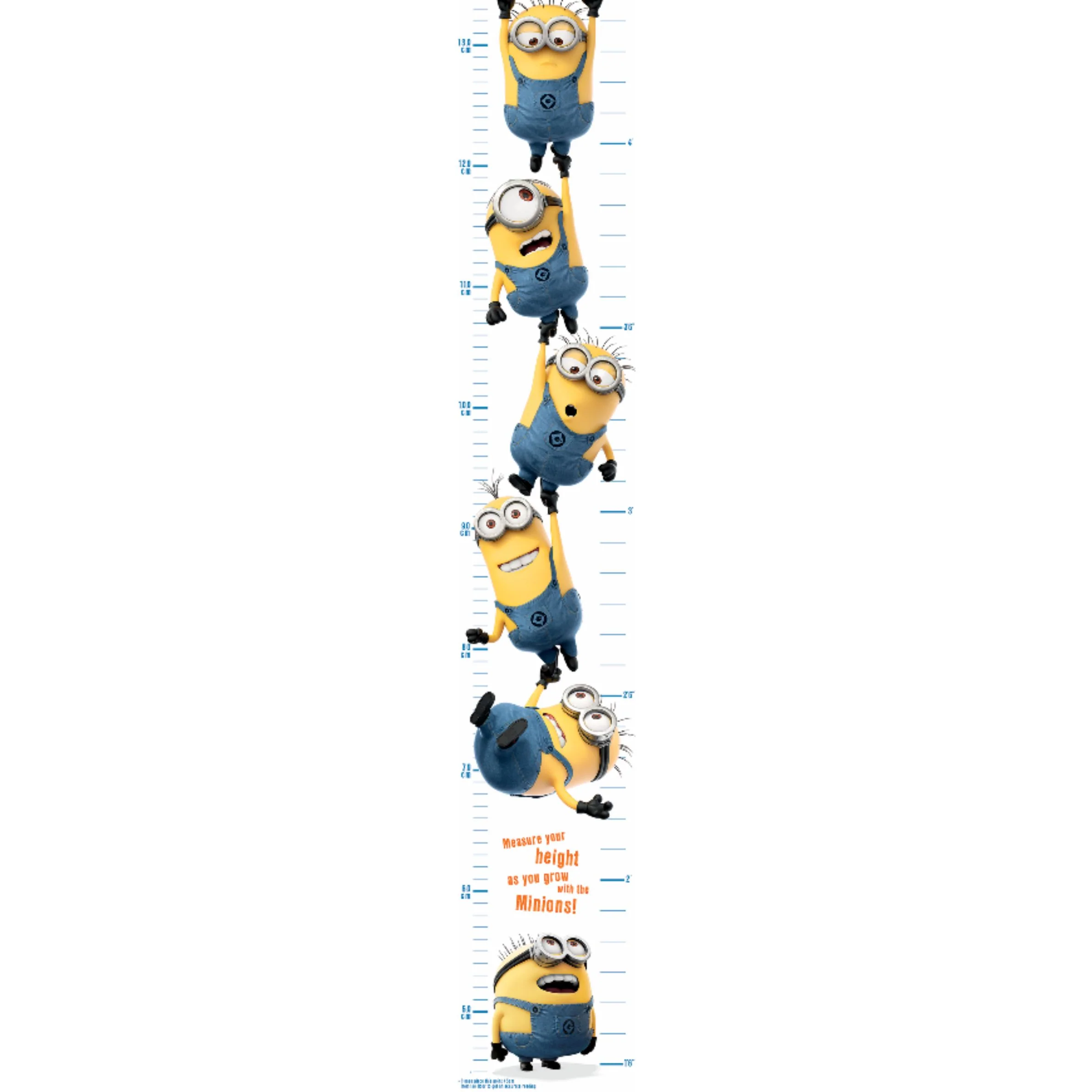 Despicable Me Minions Height Chart Pop Up Birthday Card - Image 3