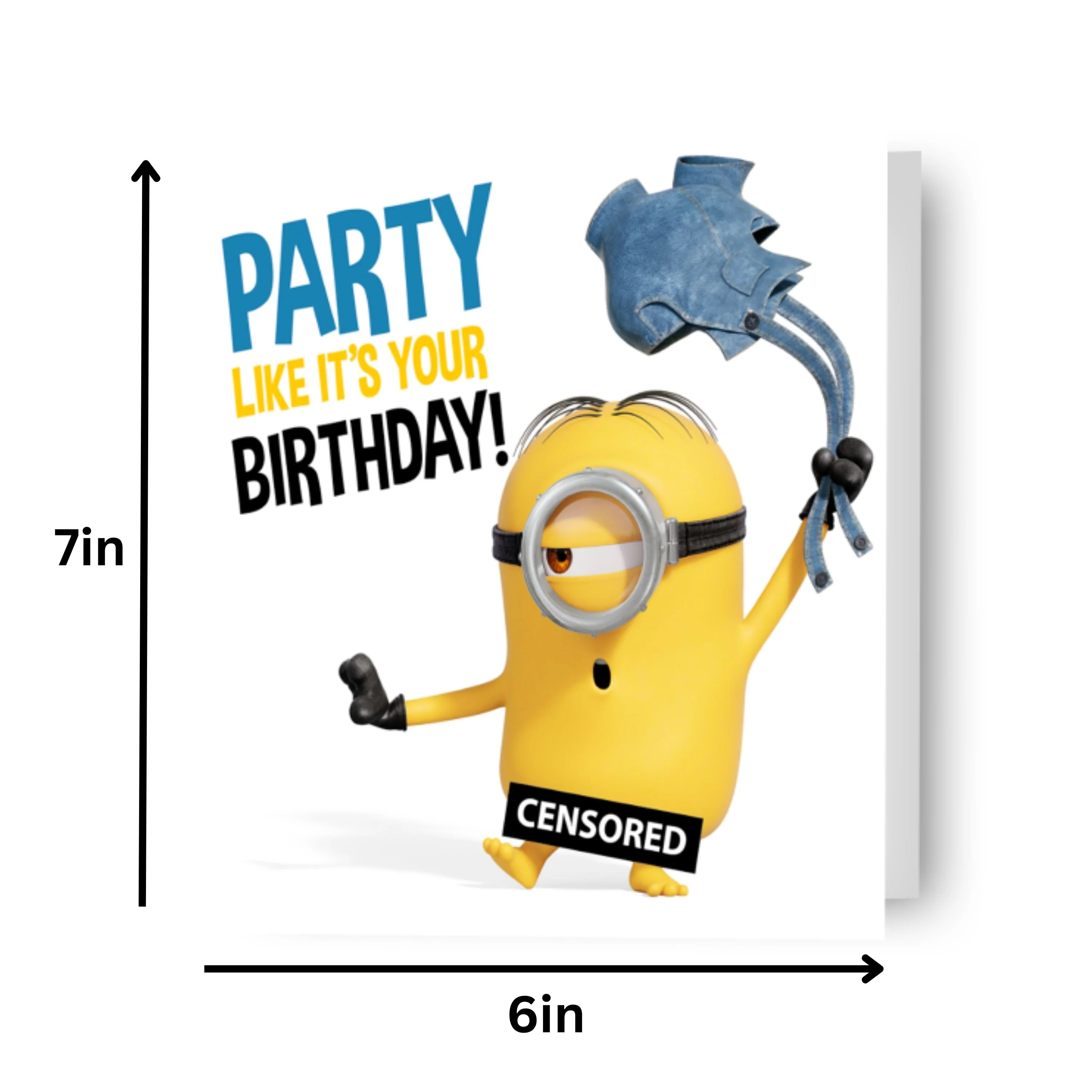 Despicable Me Minions 'Party Like It's Your Birthday!' Card - Image 2