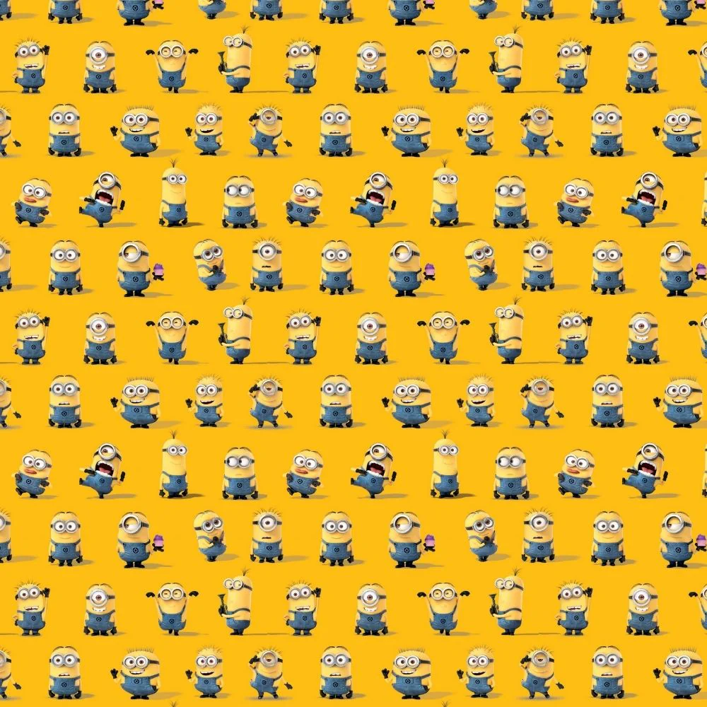 Despicable Me Minions 2m Roll Wrapping Paper - 3 Pack Bundle - Image 2