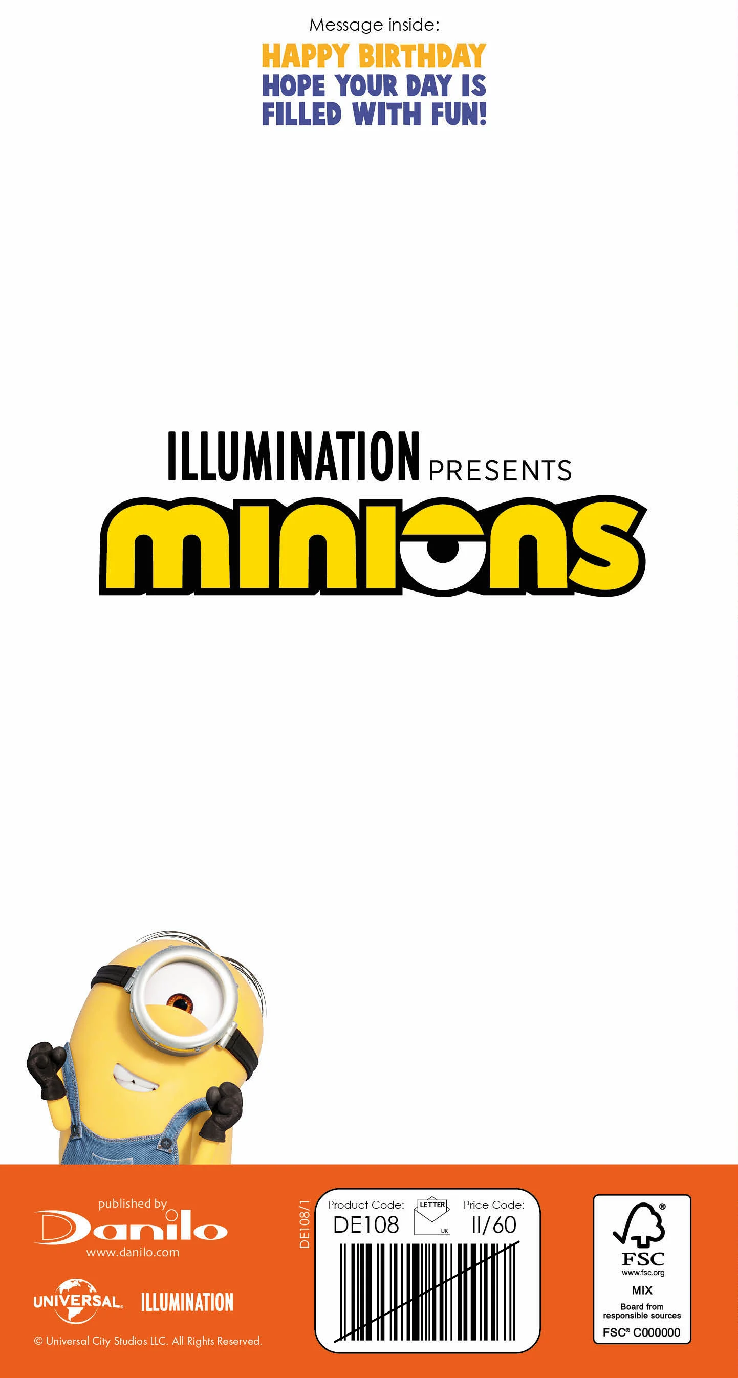 Despicable Me Minions Age 8 Birthday Card - Image 4