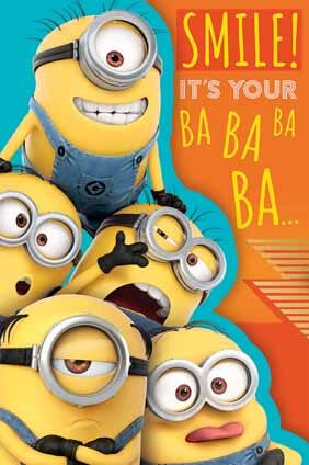 Despicable Me Minions 'Smile!' Birthday Card - Image 3
