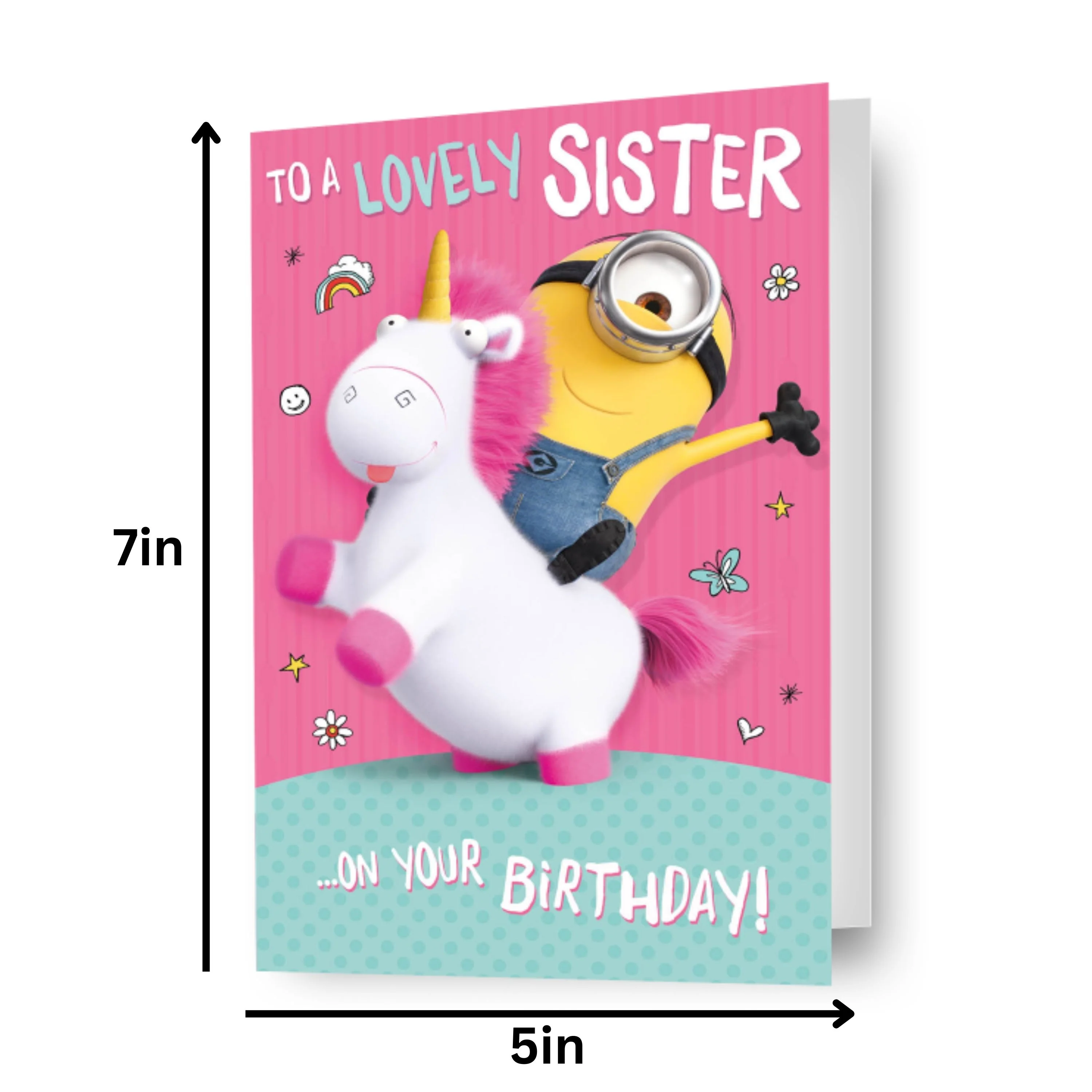Despicable Me Minions 'Lovely Sister' Birthday Card - Image 2