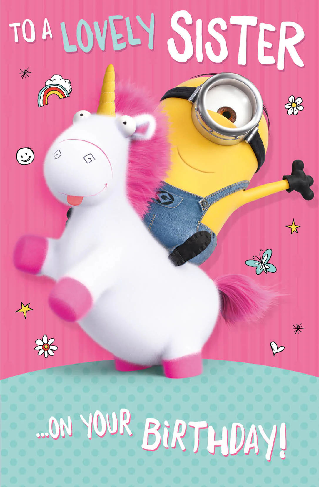 Despicable Me Minions 'Lovely Sister' Birthday Card - Image 3