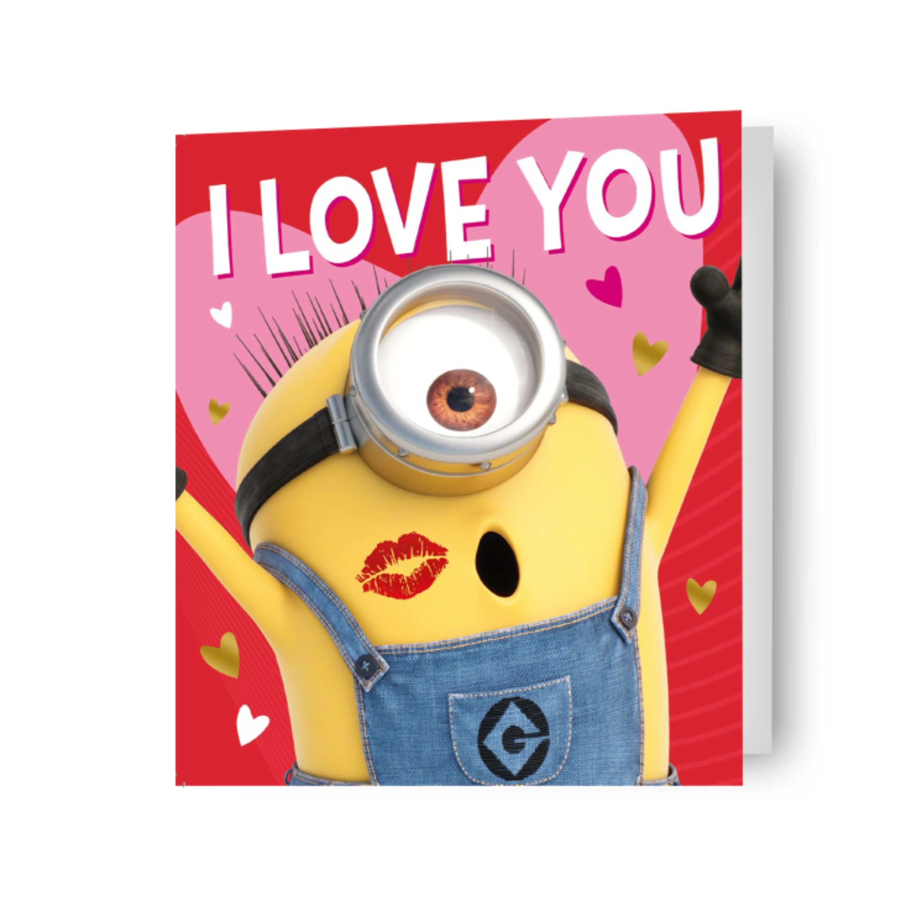 Despicable Me Minions 'I Love You This Much!' Valentine's Day Fold Out Card - Image 2