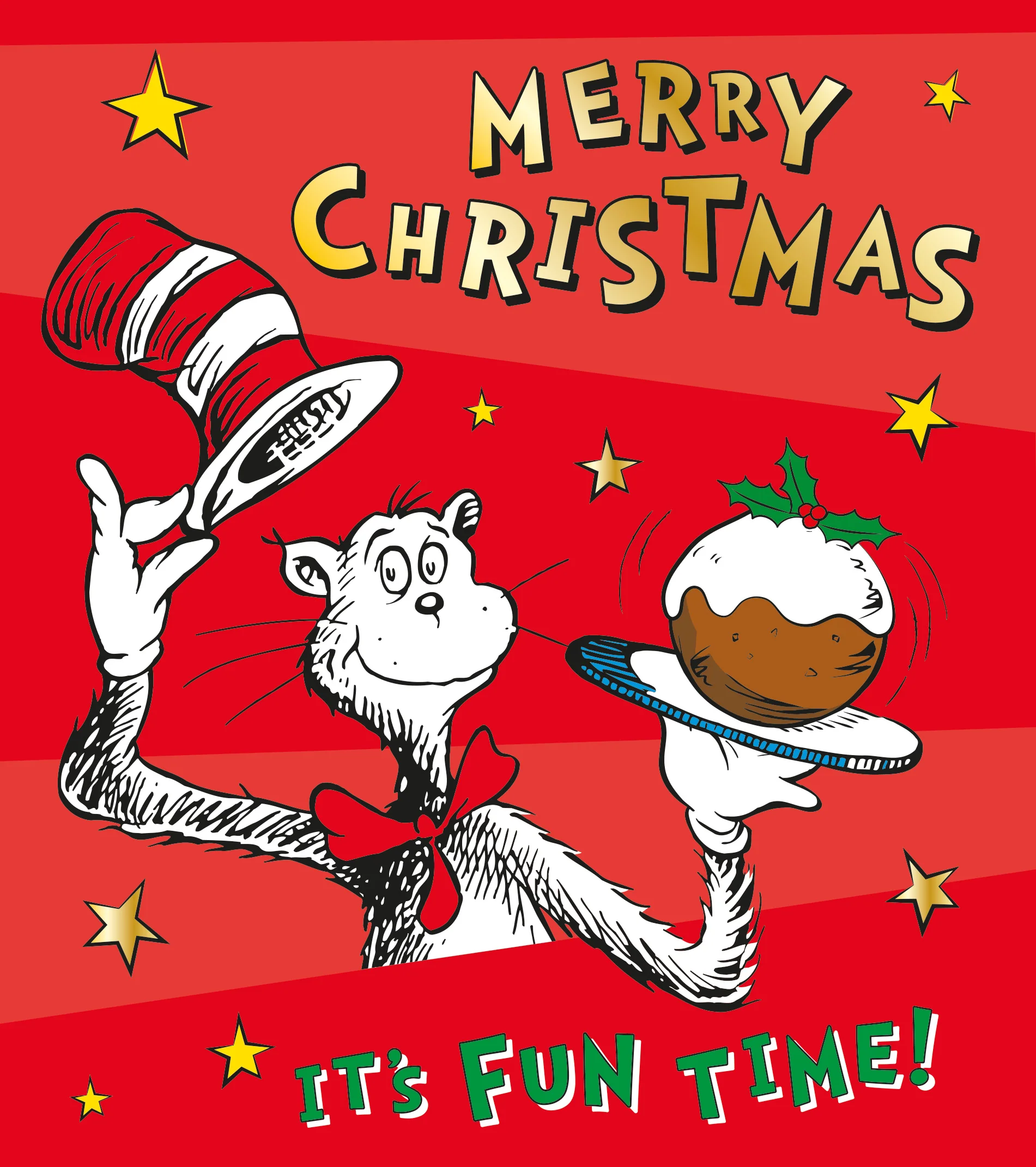 Dr Seuss Cat in the Hat Christmas Card - Image 3