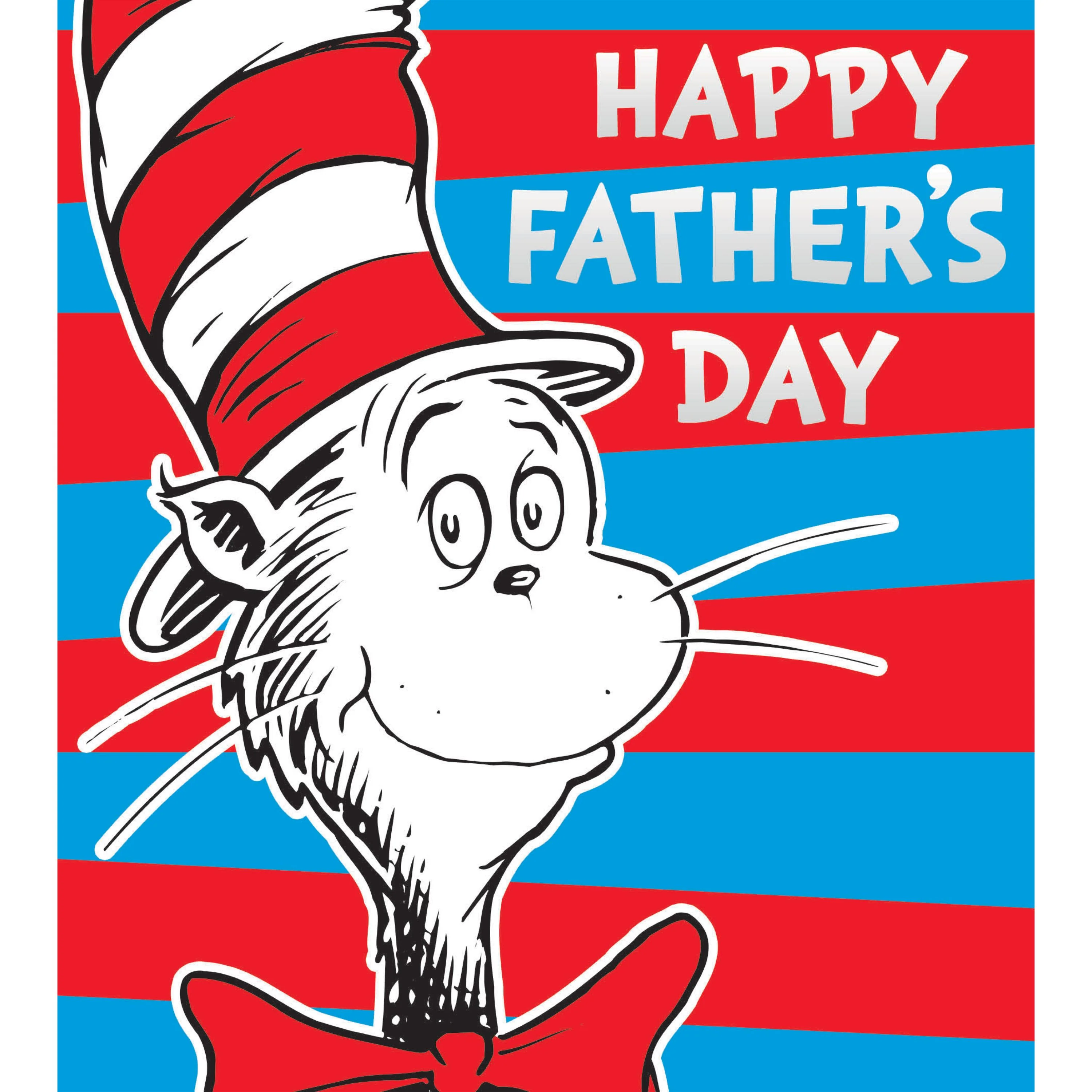 Dr Seuss Cat in the Hat Father's Day Card - Image 3